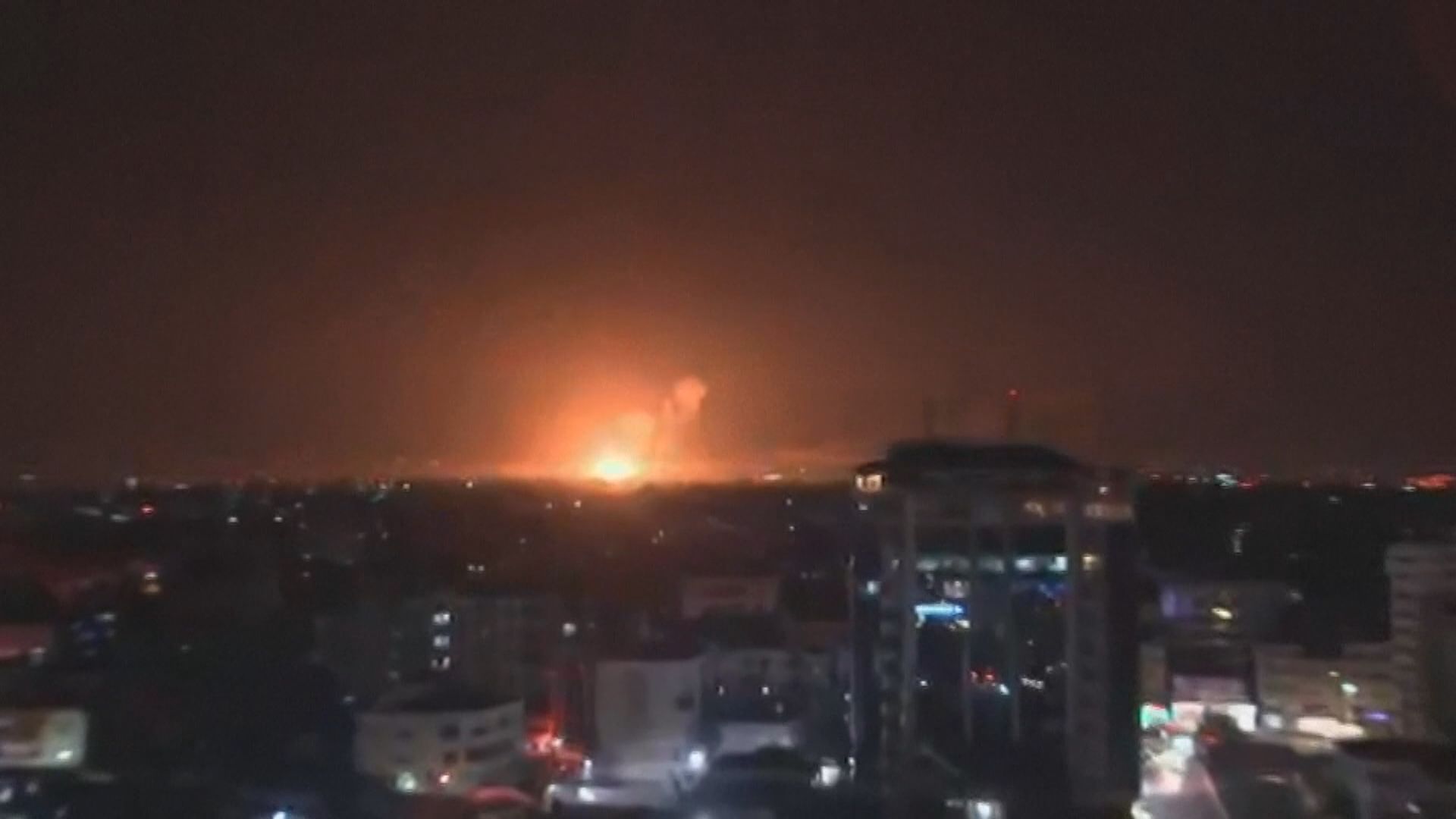 以色列空襲加沙　報復哈馬斯火箭炮襲擊