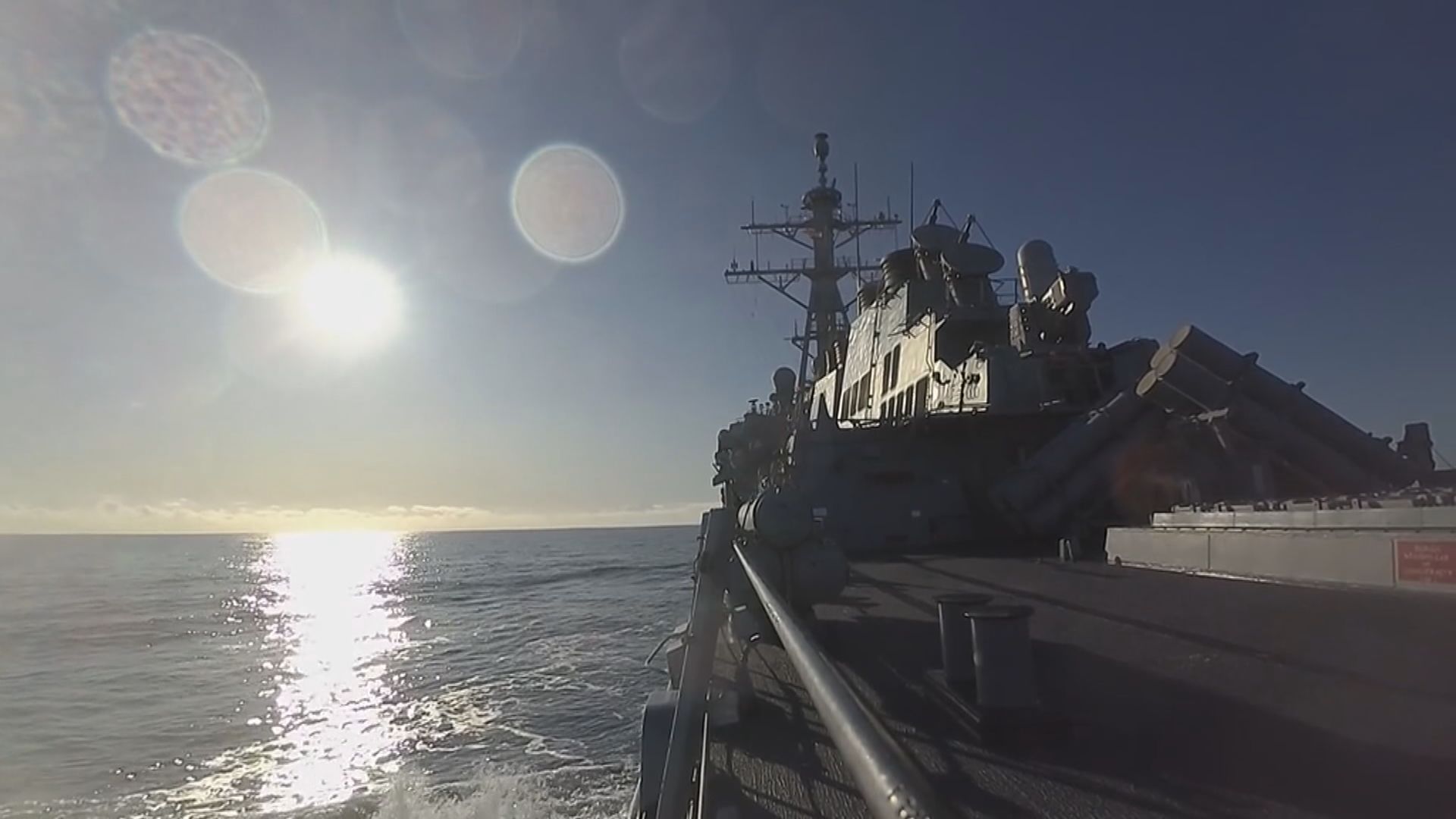 美軍驅逐艦紅海擊落由也門發射的導彈 料目標是以色列