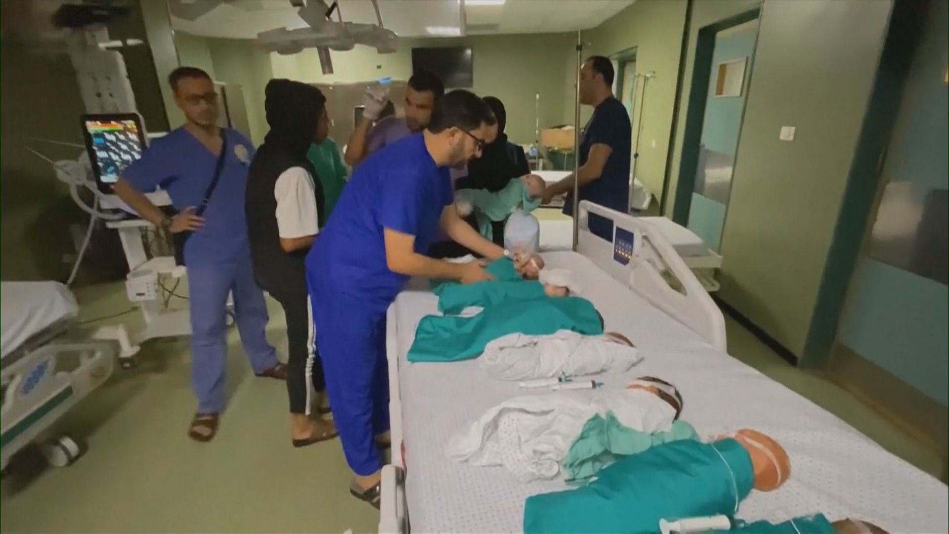 加沙據報再有醫院遭以軍轟炸 希法醫院約30個危急嬰兒已撤走