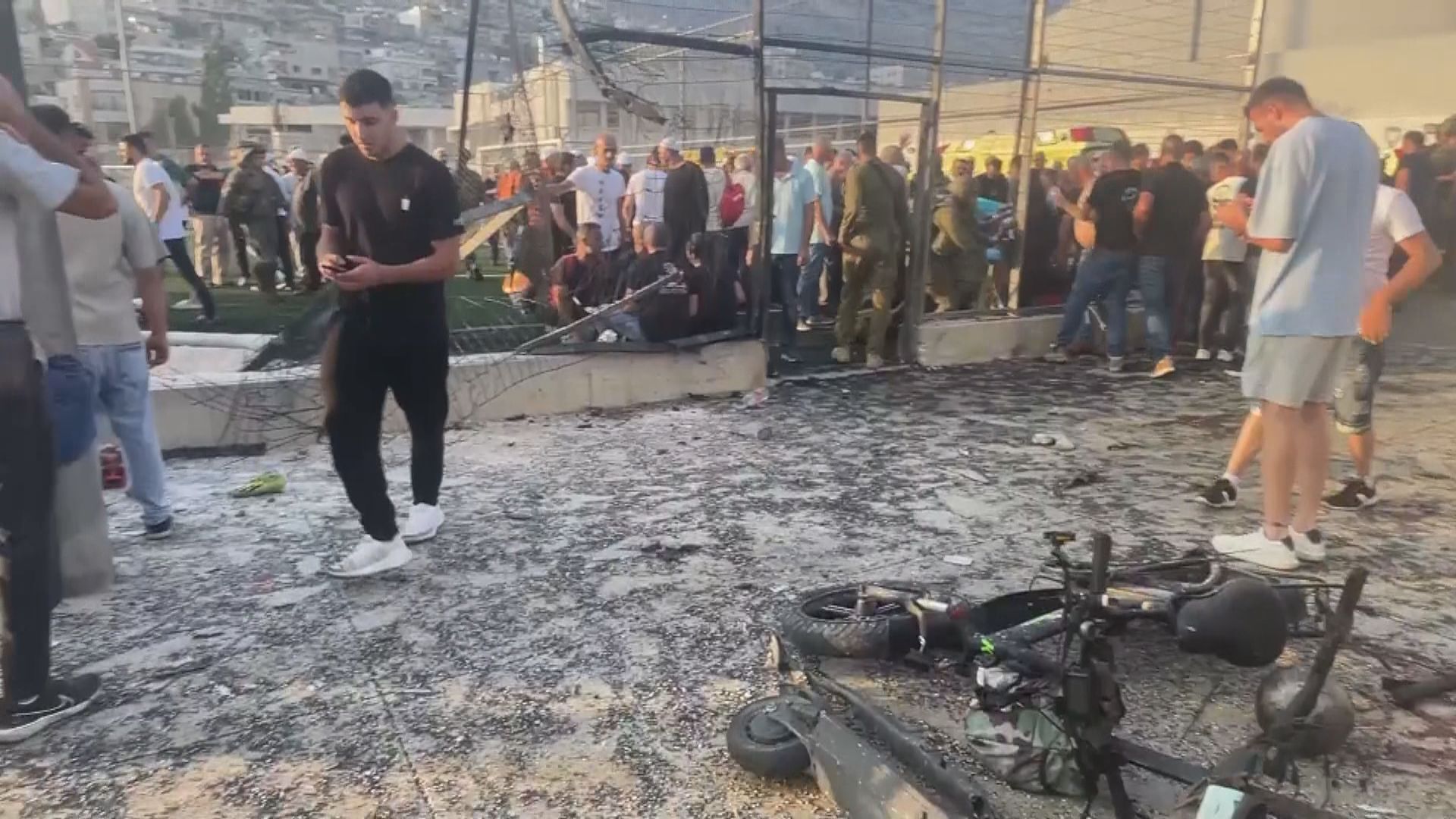 一支火箭炮擊中戈蘭高地足球場釀11死　以色列指黎巴嫩真主黨需為襲擊付代價