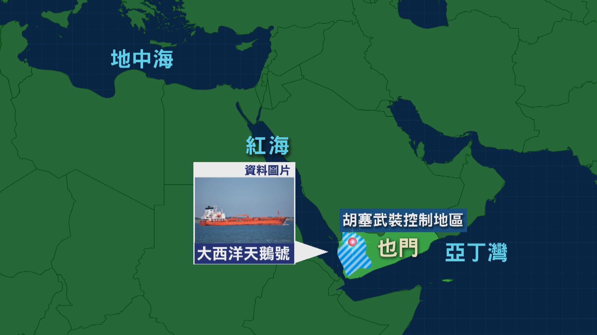 也門胡塞武裝再度攻擊紅海商船