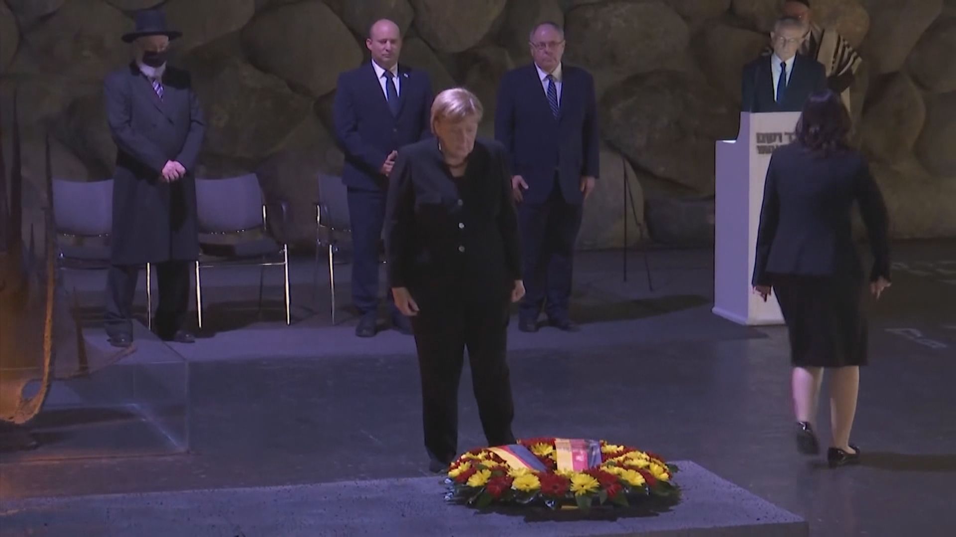德國總理默克爾卸任前最後一次訪問以色列
