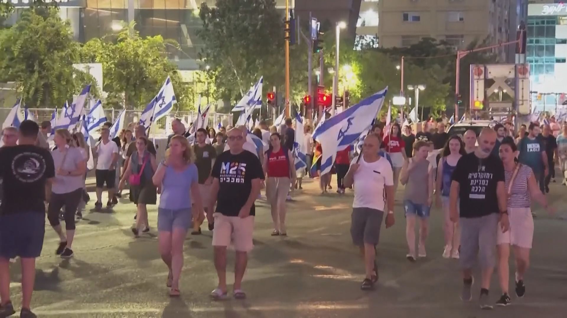 以色列大規模反司法改革示威持續