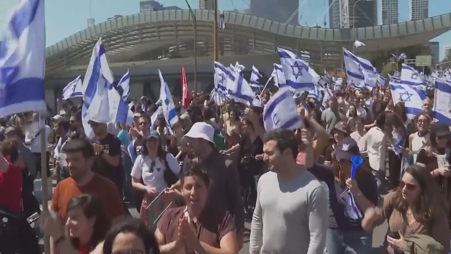 以色列全國大規模示威罷工　反對司法改革