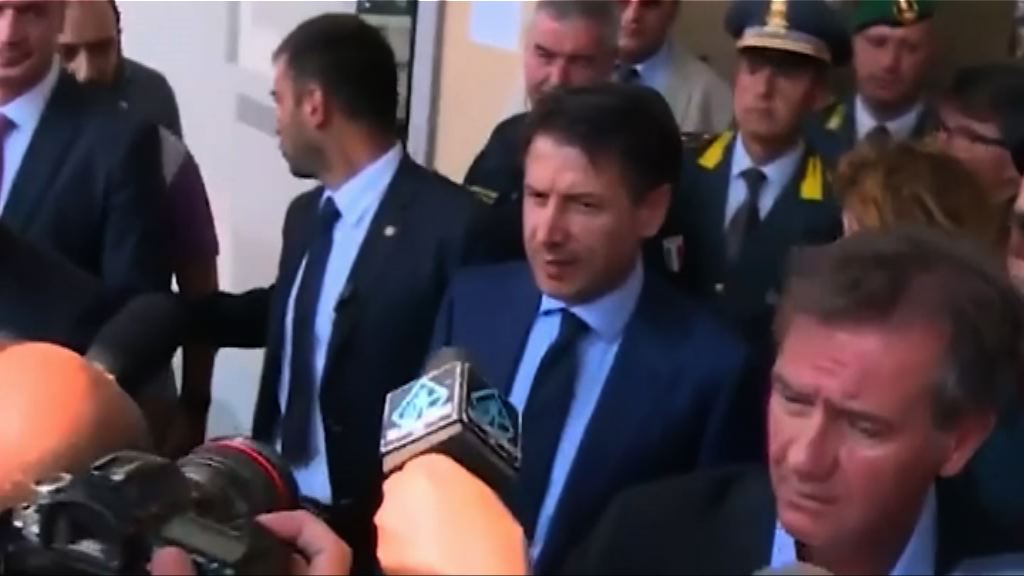 意大利總理探望爆炸事故傷者
