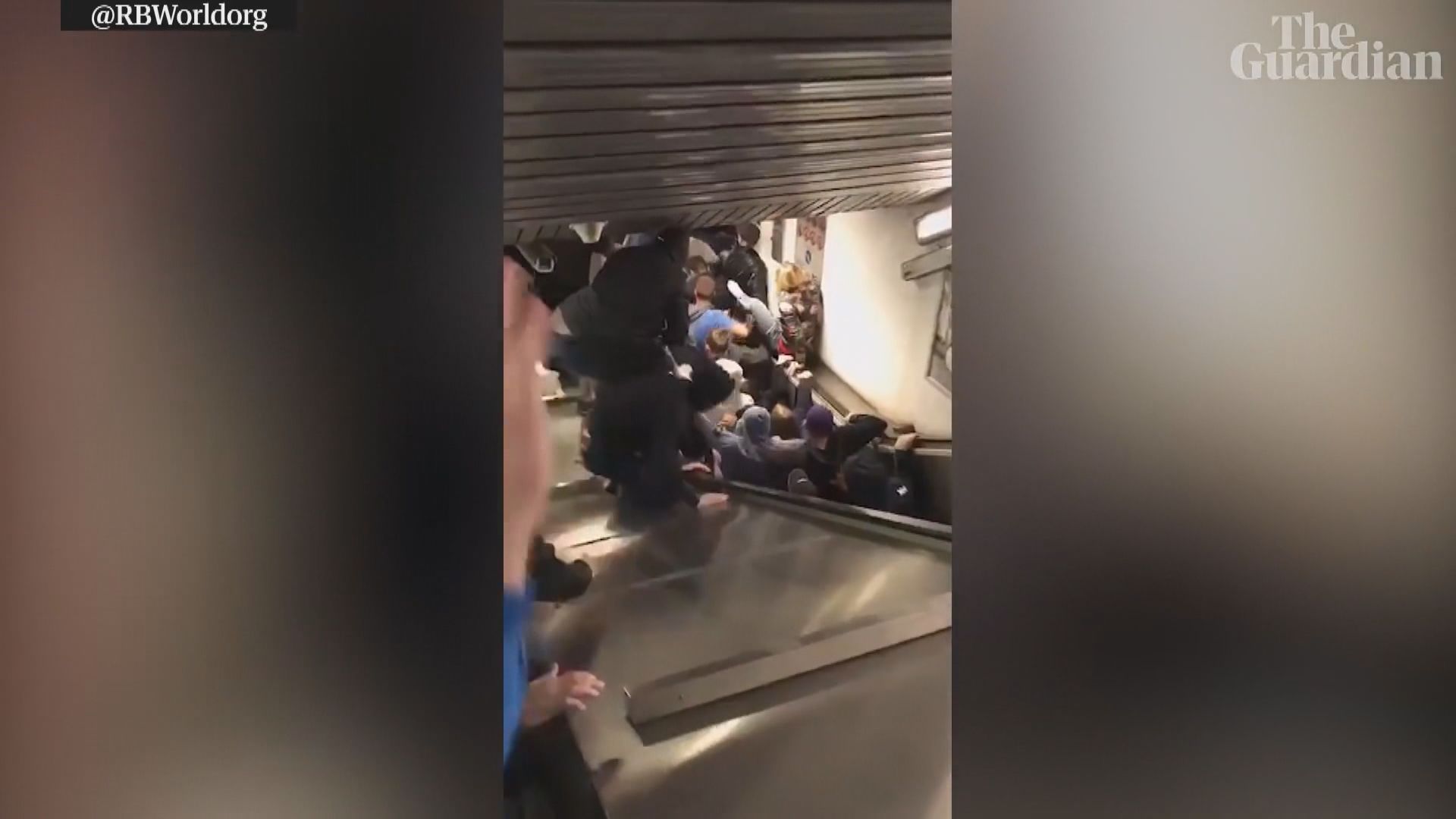 羅馬地鐵站扶手電梯突加速釀多人傷