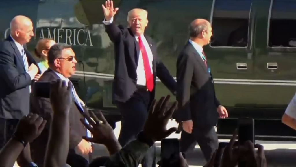 特朗普結束首次外訪返回美國
