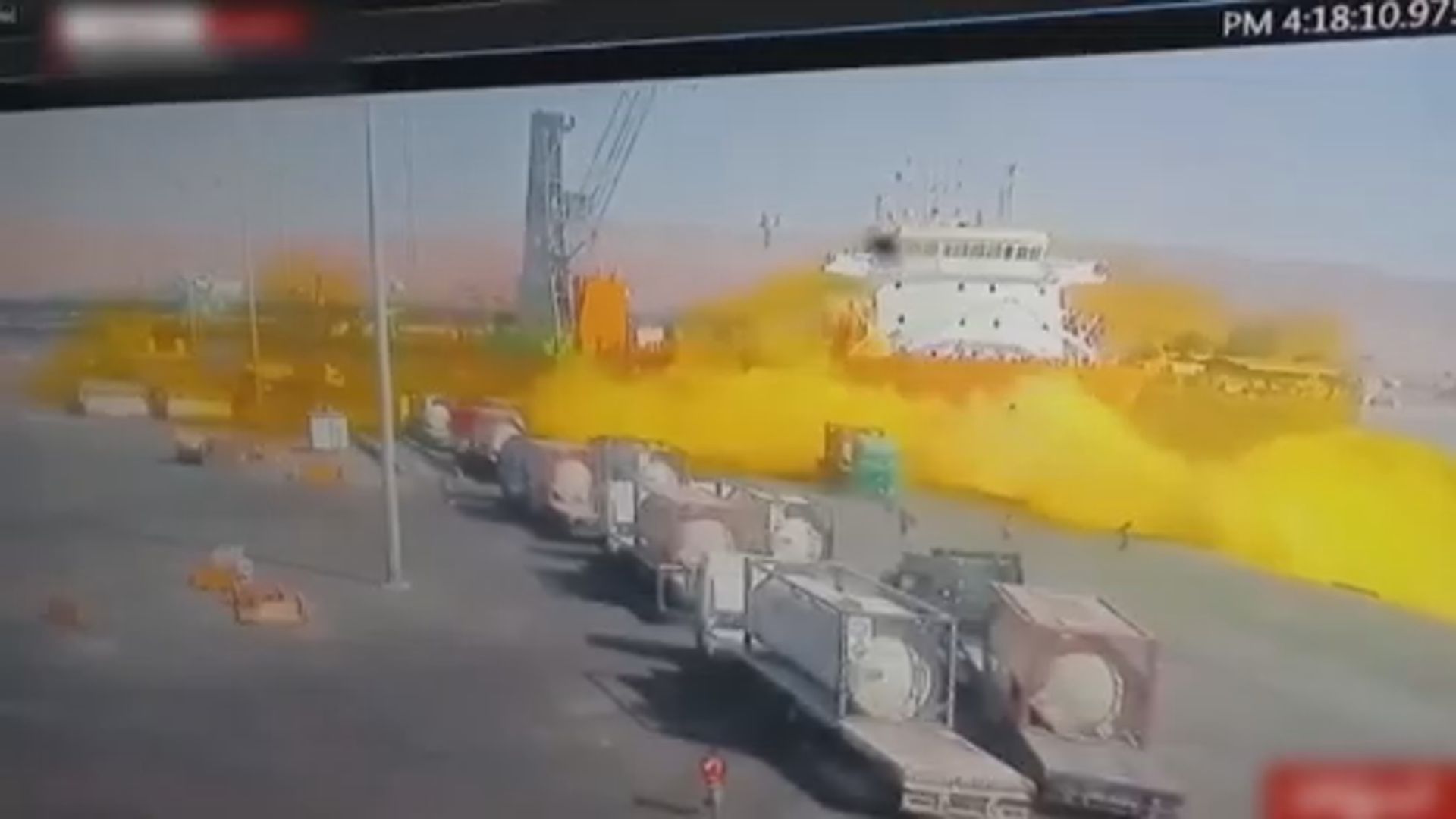 約旦南部港口發生有毒氣體洩漏事故最少十三人死亡