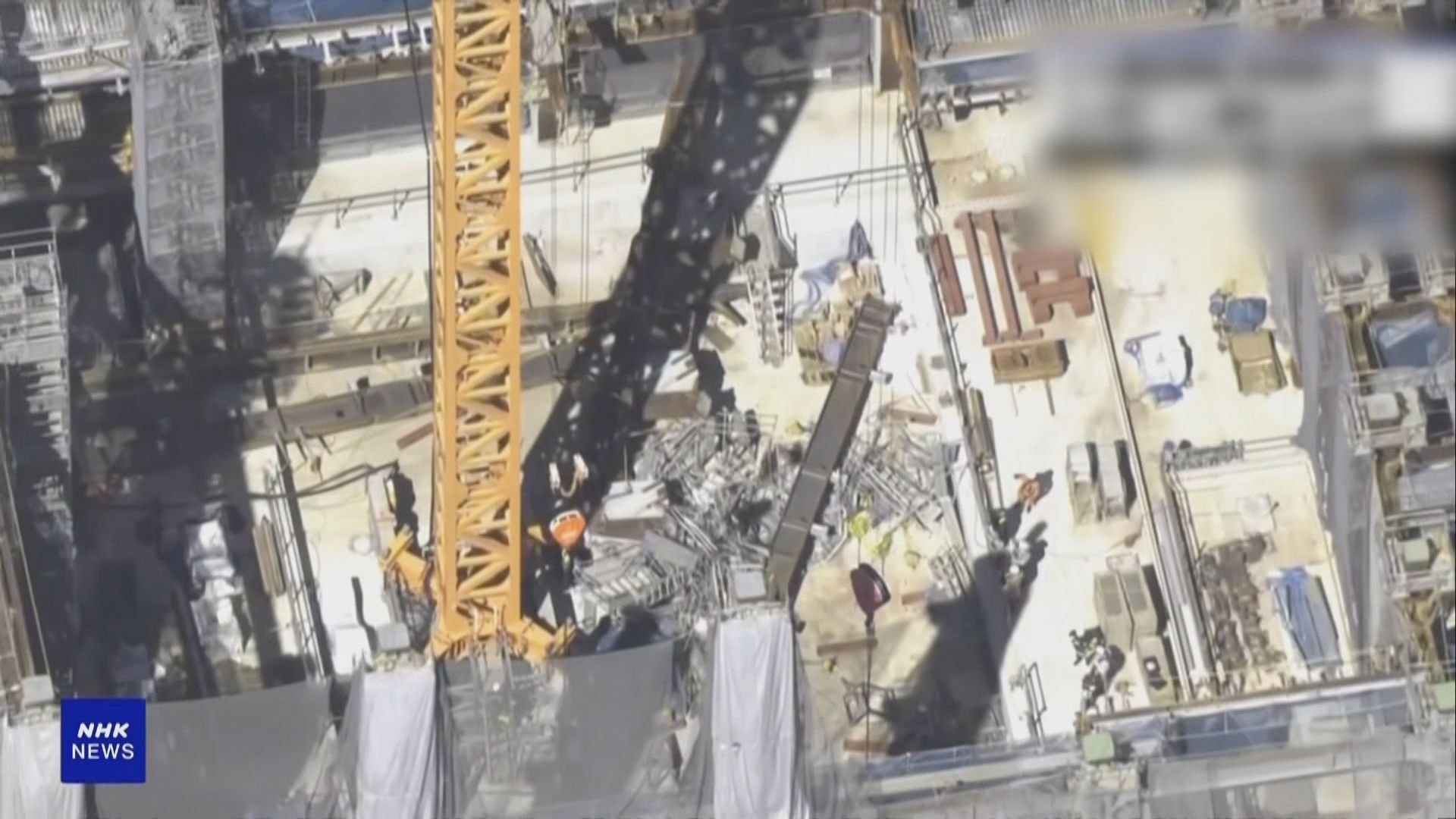 日本東京地盤有鋼樑墮下 導致工人兩死三傷