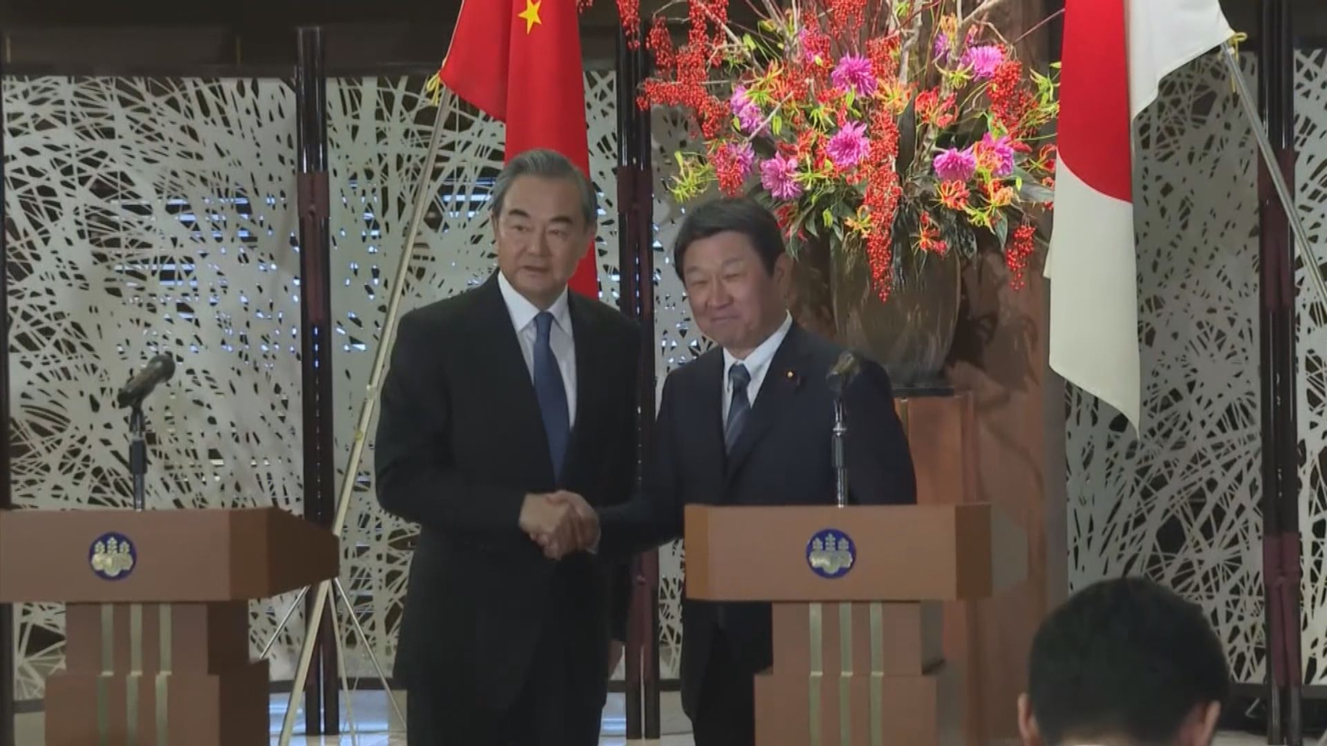 日本敦促中方確保香港保持自由開放