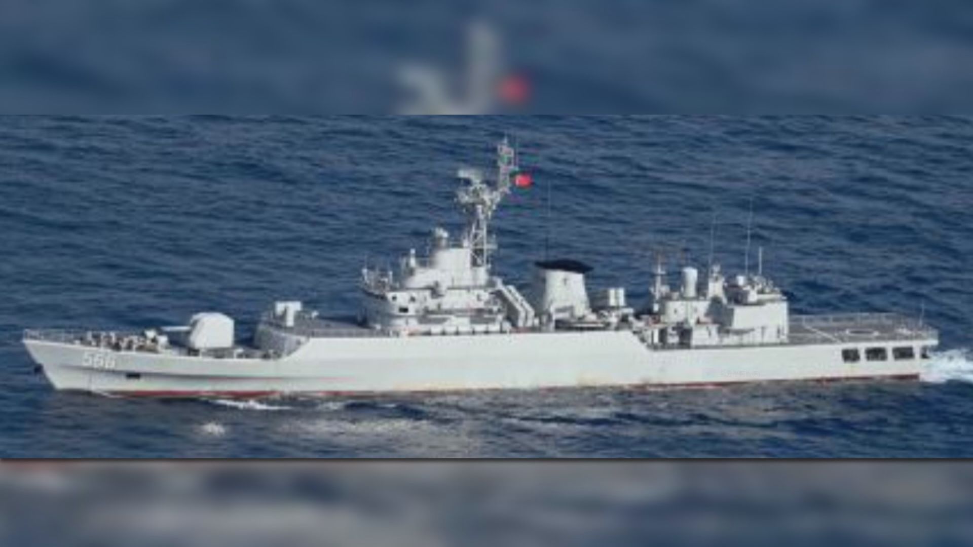 俄軍軍艦駛進釣魚島附近海域據報是為避風
