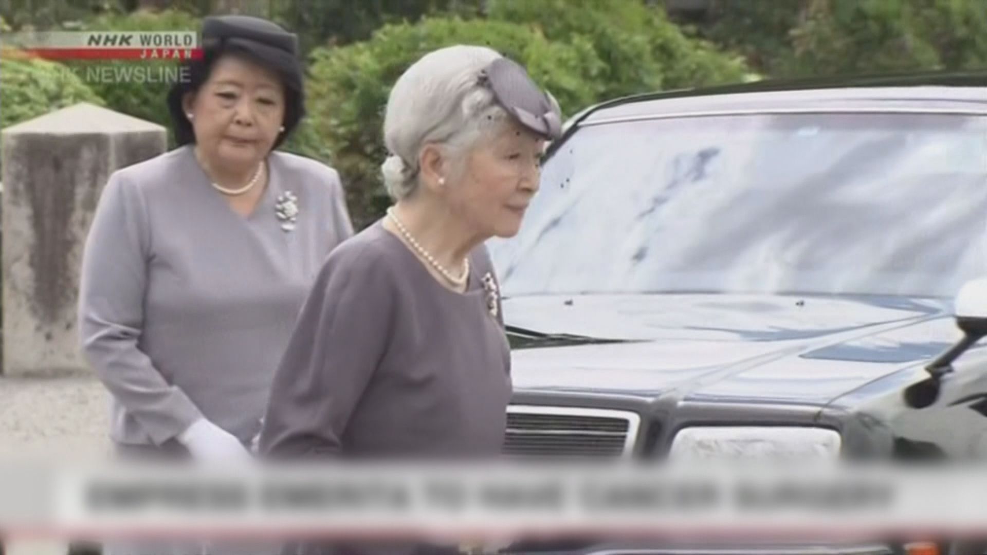 日本上皇后美智子患早期乳癌