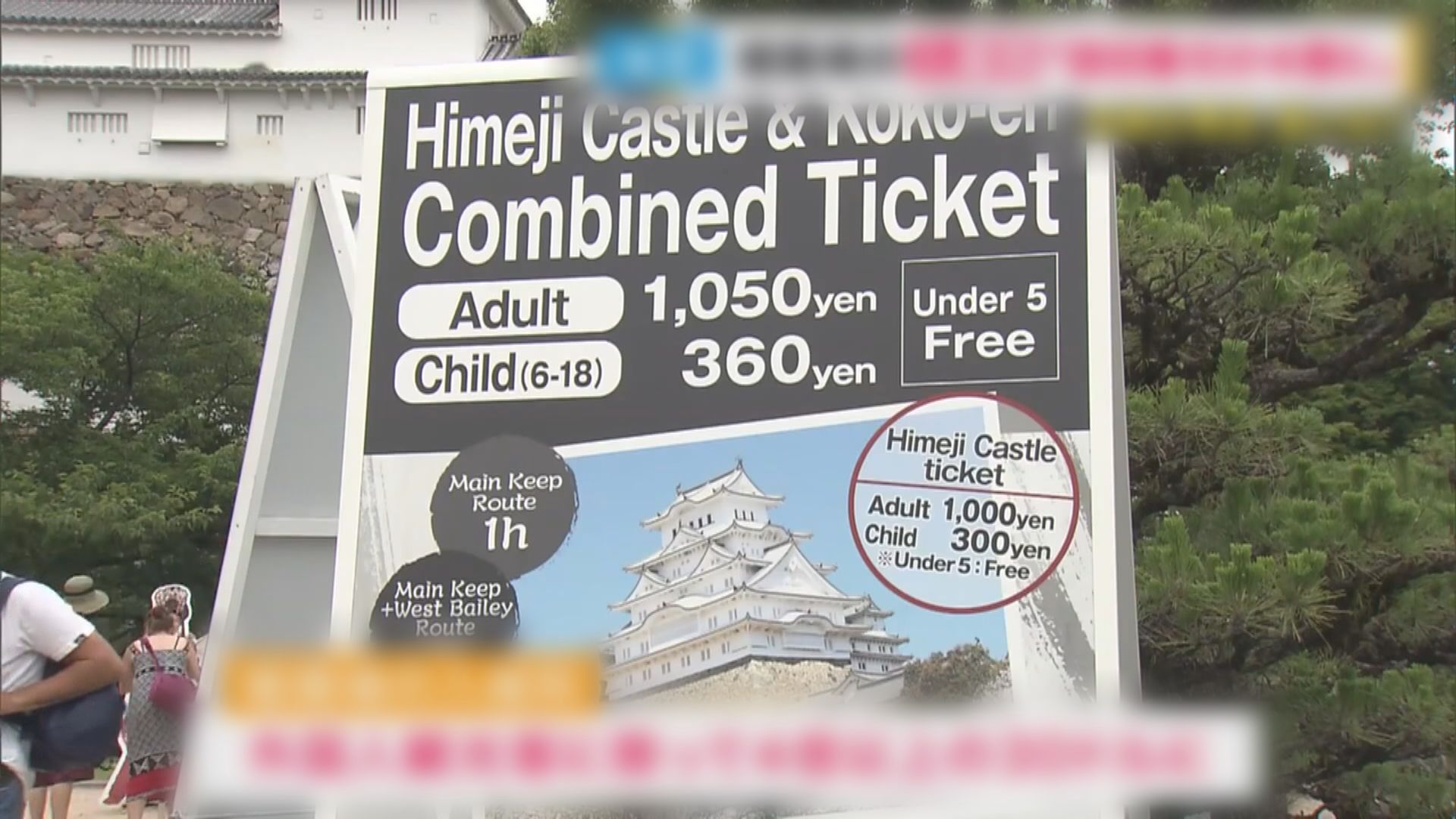 過度旅遊加上維護成本升 日本兵庫姫路城外國人票價擬加至四倍多以上