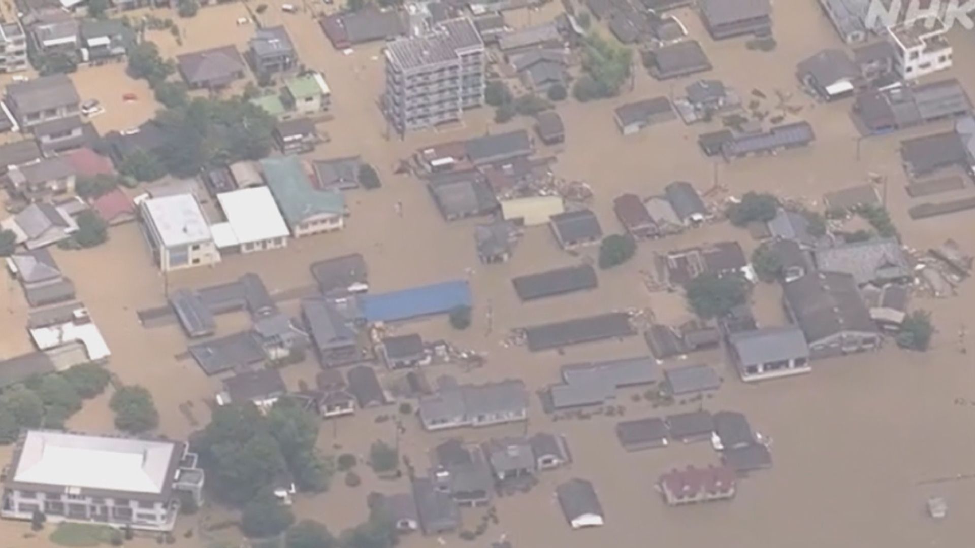 日本九州地區暴雨成災多人失蹤