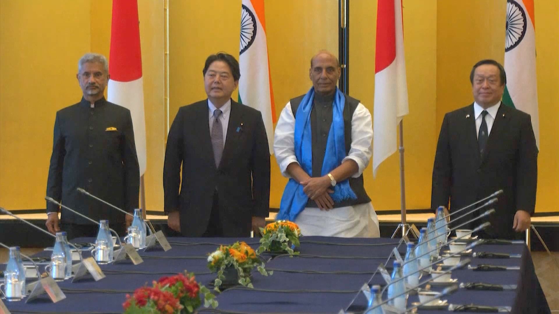 日本和印度同意舉行首次聯合演習