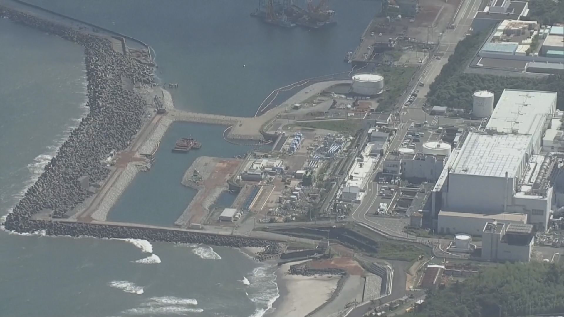 福島第一核電廠因停電暫停將核污水排海