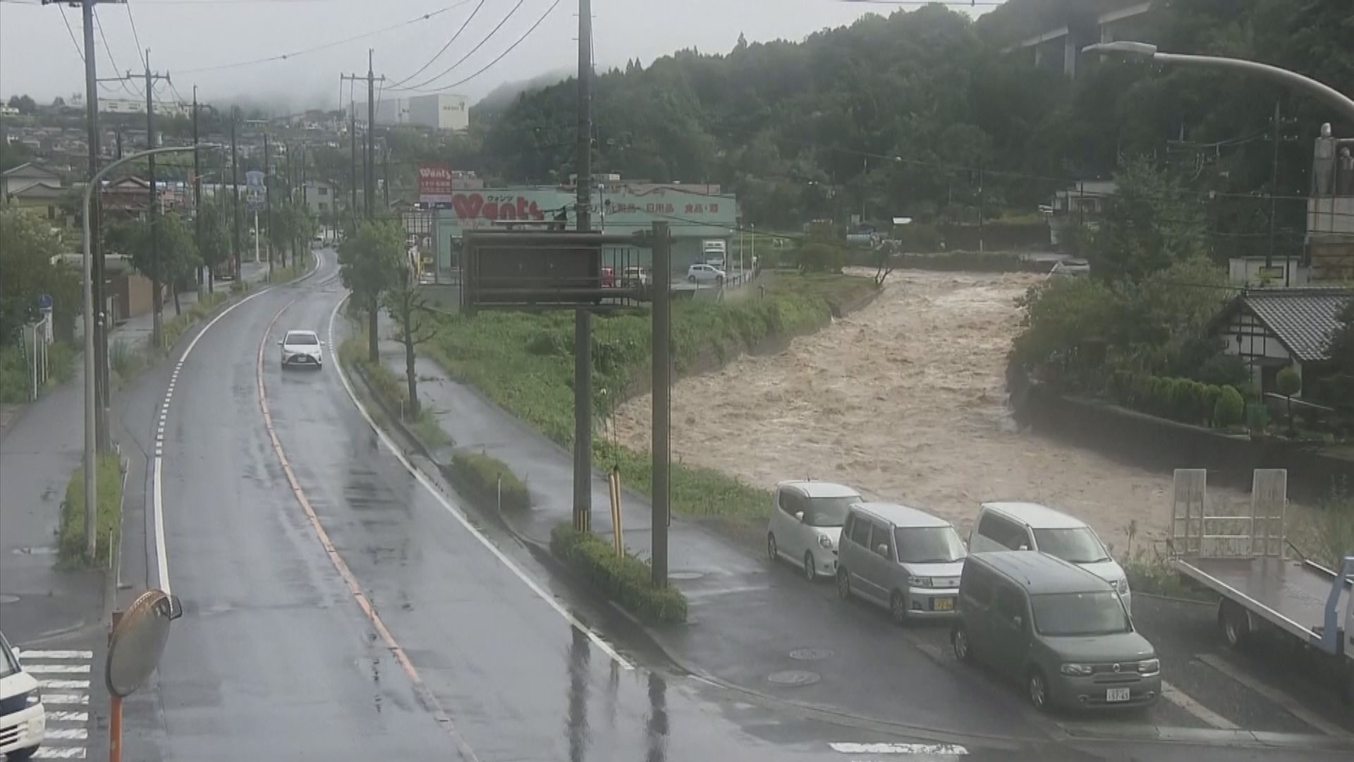 日本西部出現暴雨　多地降雨量打破歷史紀錄