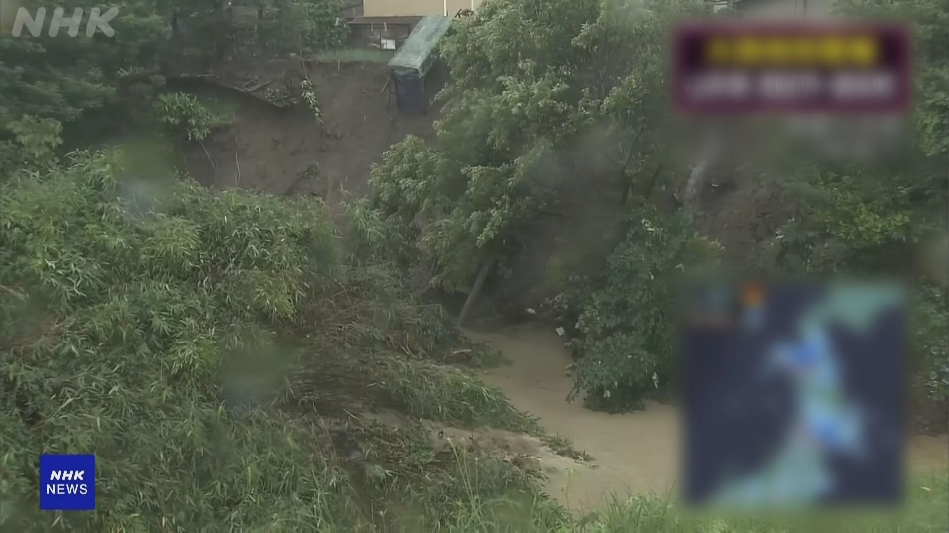 日本東北和北陸地區暴雨致河川氾濫 秋田縣山泥傾瀉一人失蹤