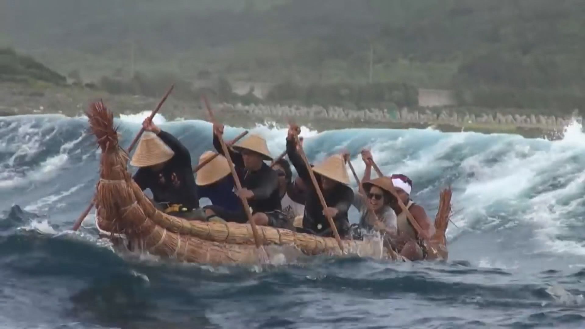 獨木舟從台灣航行至沖繩　驗證古人軌迹