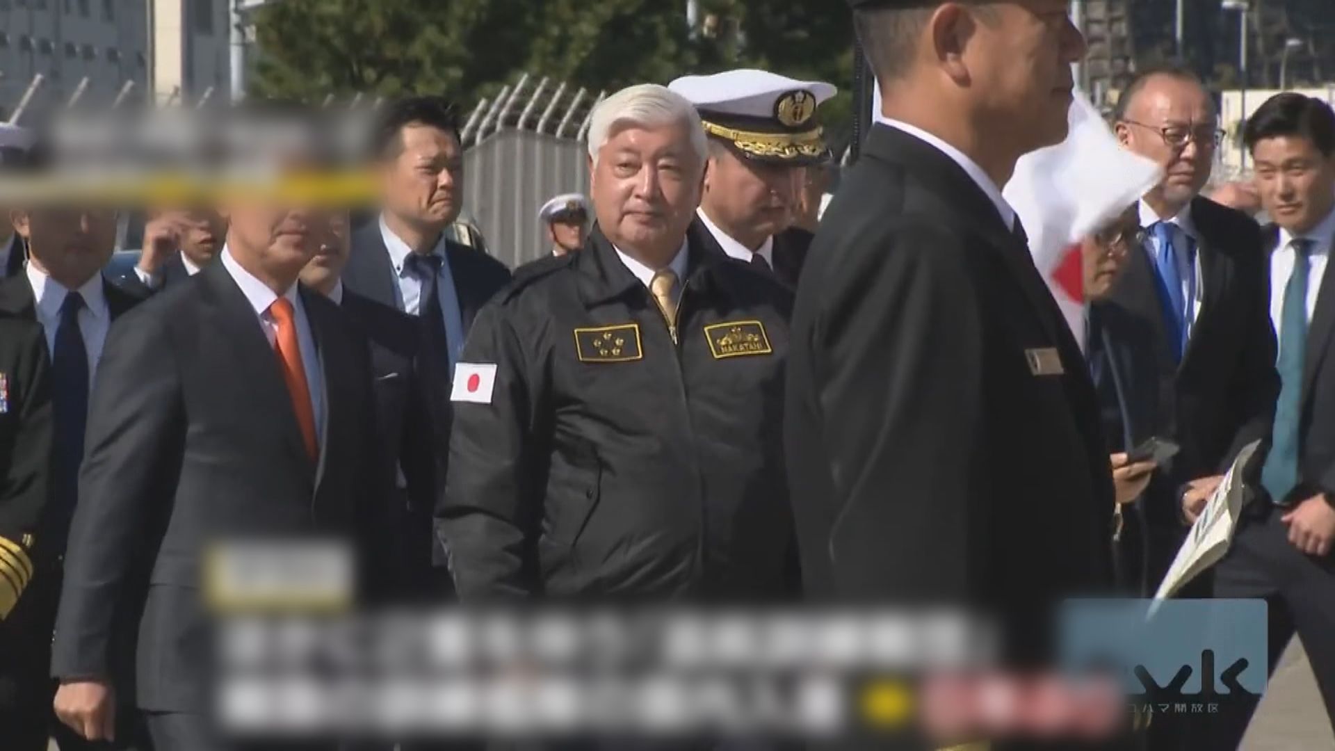 中谷元成為首位登上南韓軍艦日本防相