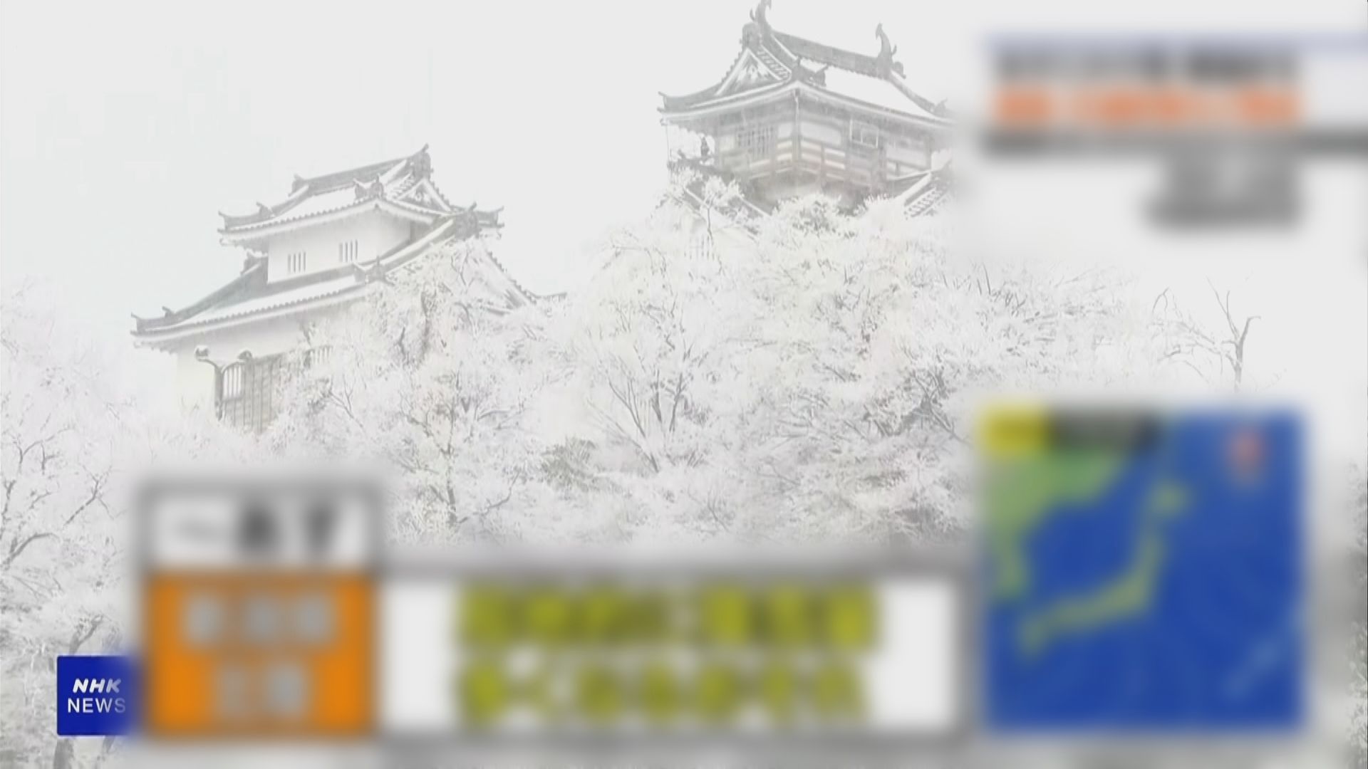 日本北海道及本州多處出現強風大雪