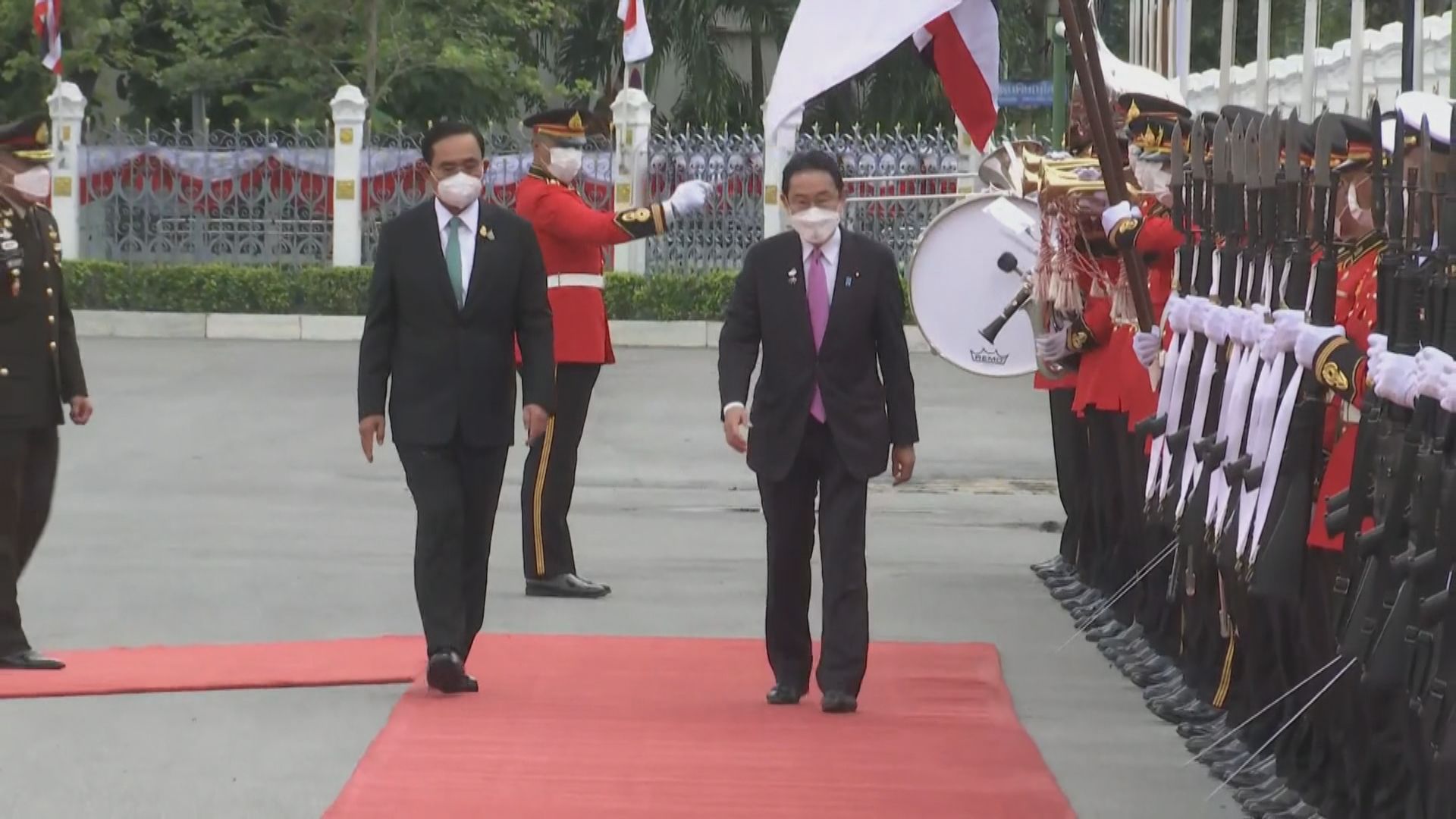 岸田文雄訪問泰國　簽署出口國防裝備協議