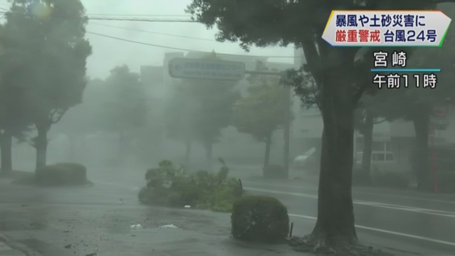 潭美吹襲日本　當局警告要嚴防風暴潮