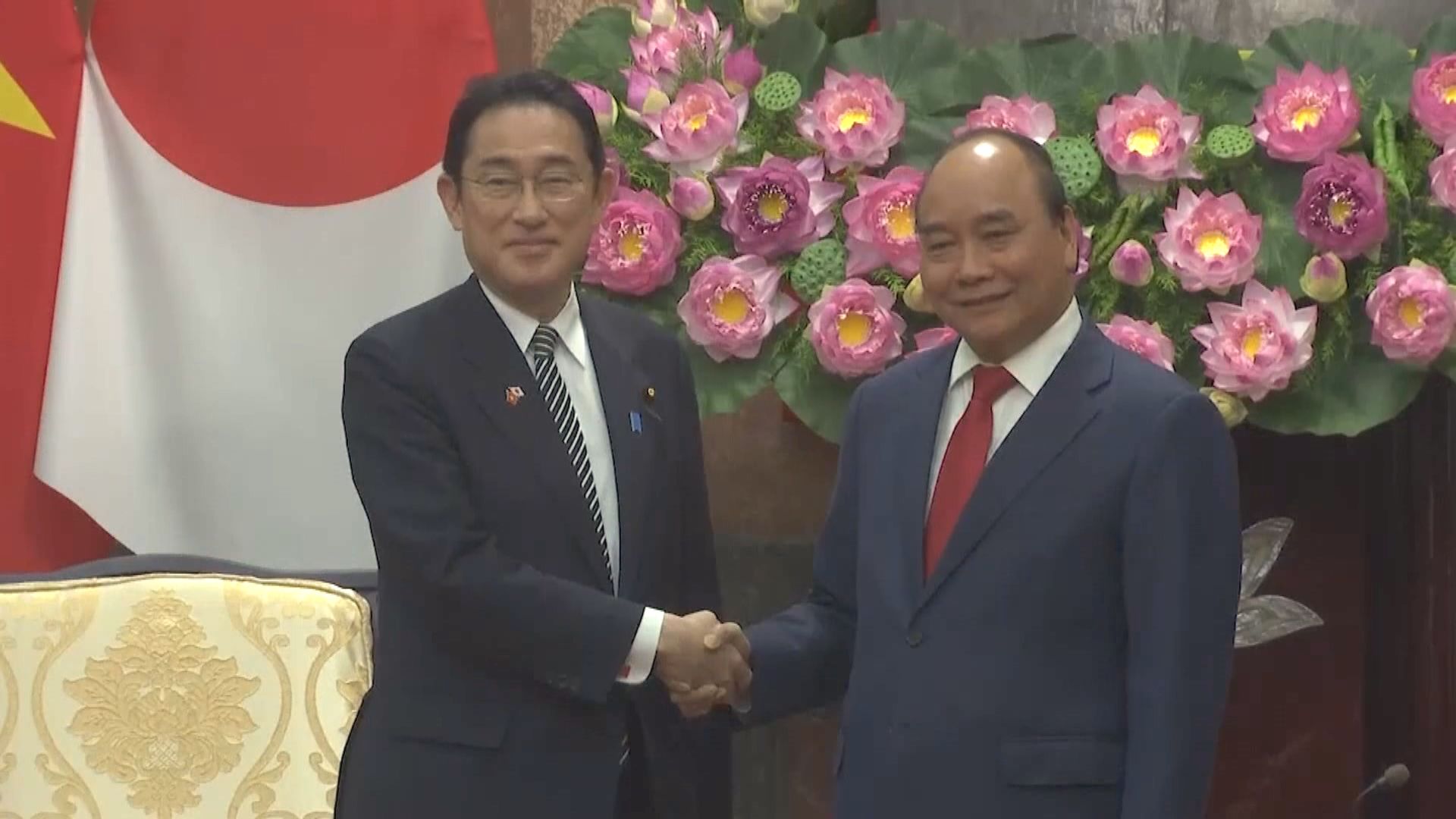 岸田文雄訪問越南　兩國同意加強經濟和安全合作