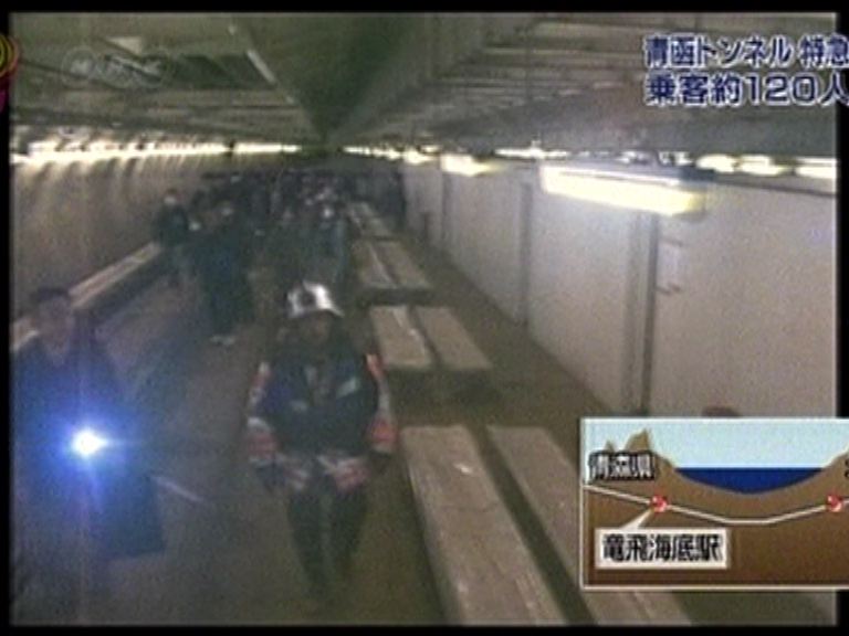 日本來往函館跟青森縣列車冒煙