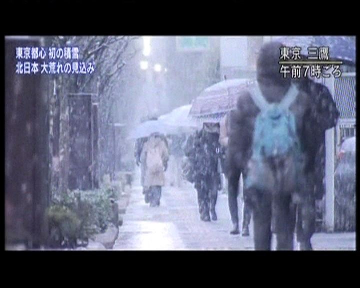 
日本多處降雪多人受傷