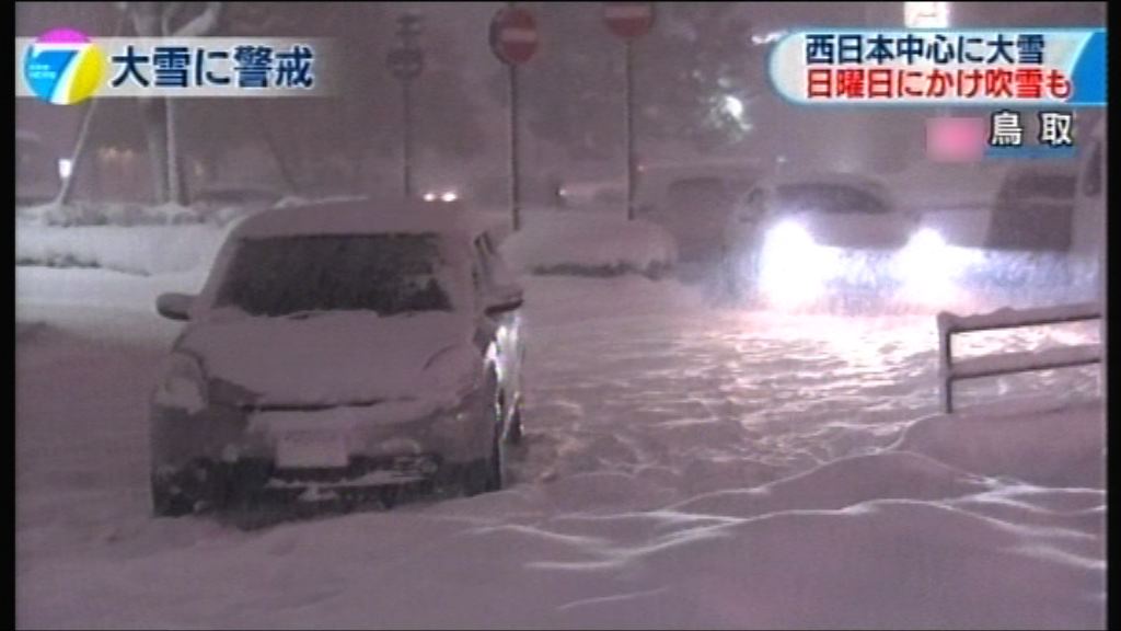 日本受大雪吹襲至少12人傷