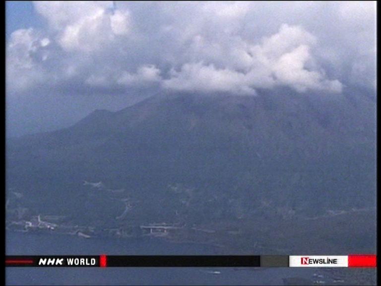 櫻島火山可能噴發當局提升警戒