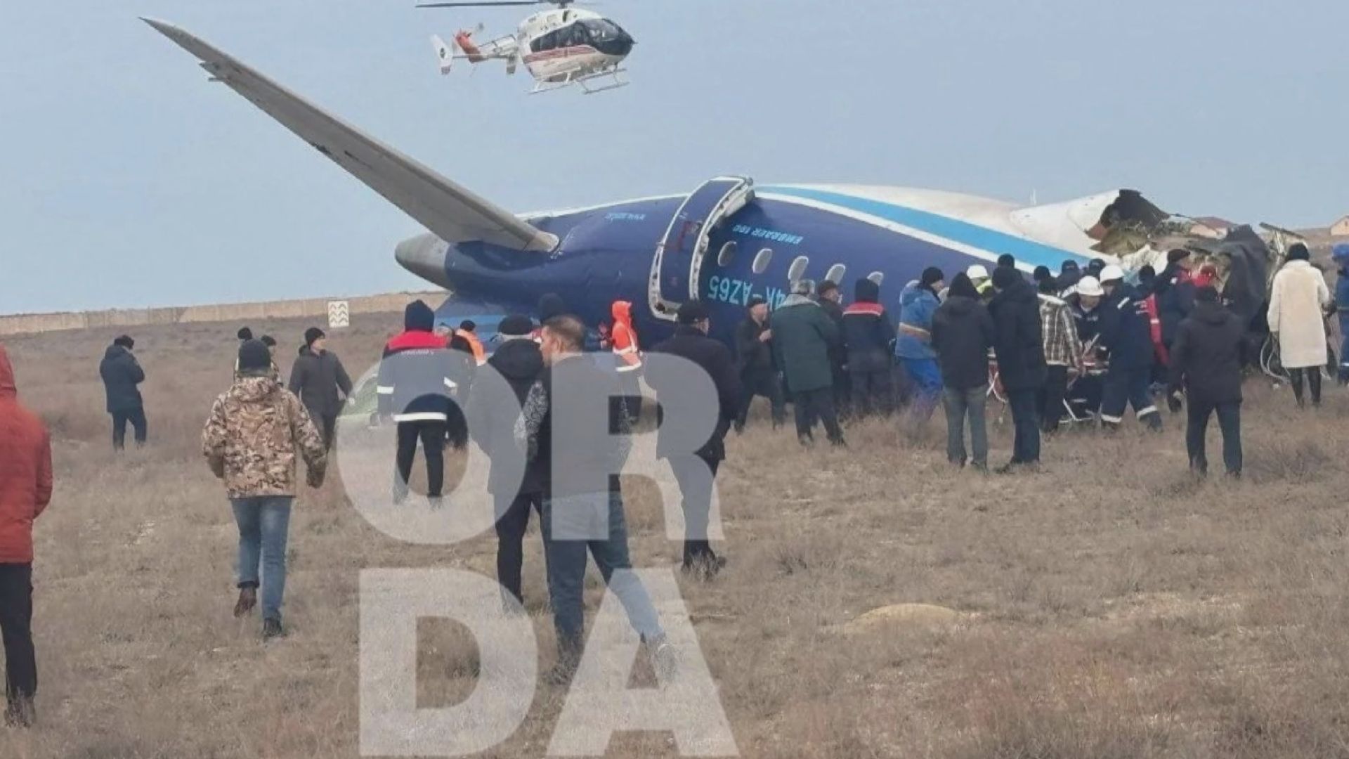 阿塞拜疆航空一架客機在哈薩克墜毀　機上25人生還