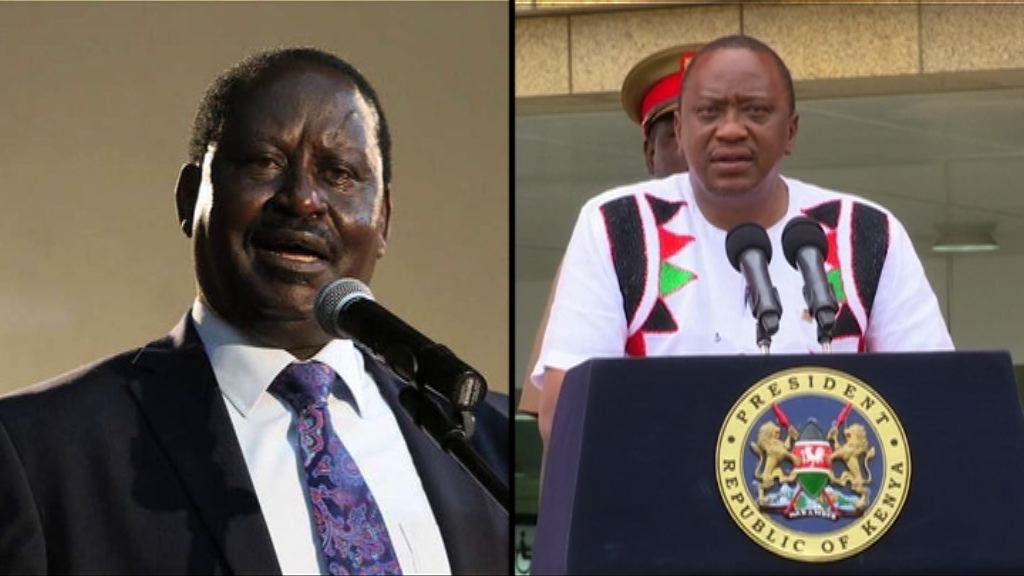 肯尼亞大選　兩大總統候選人競爭激烈