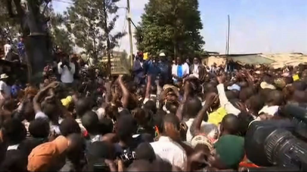 肯尼亞反對派呼籲民眾周一罷工抗議大選結果