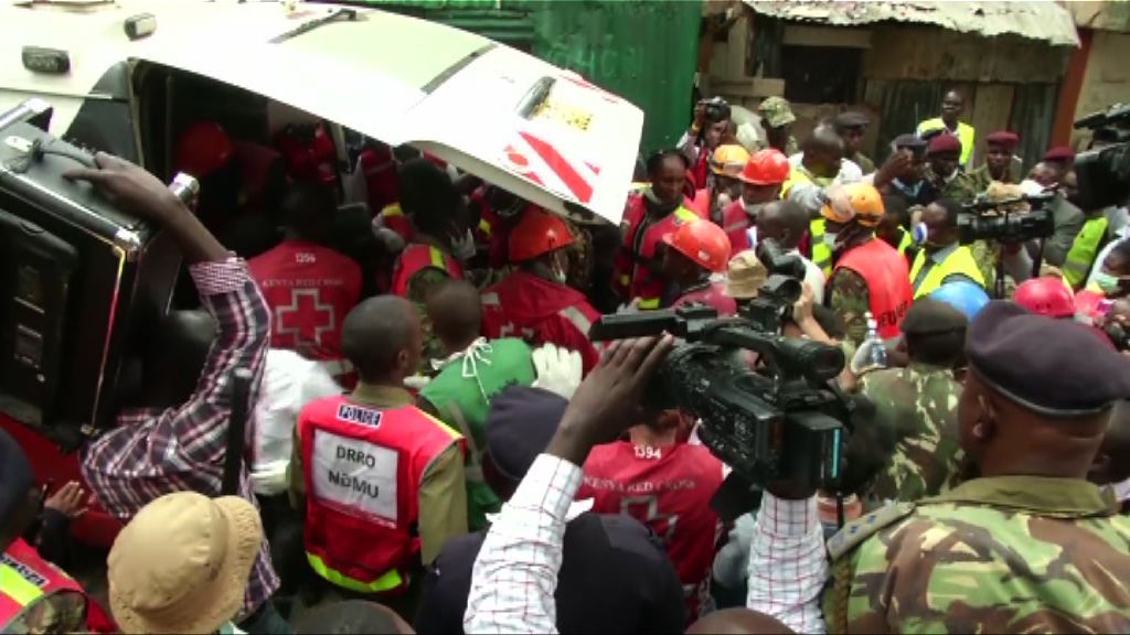 肯尼亞塌樓事故四人被困六天後獲救