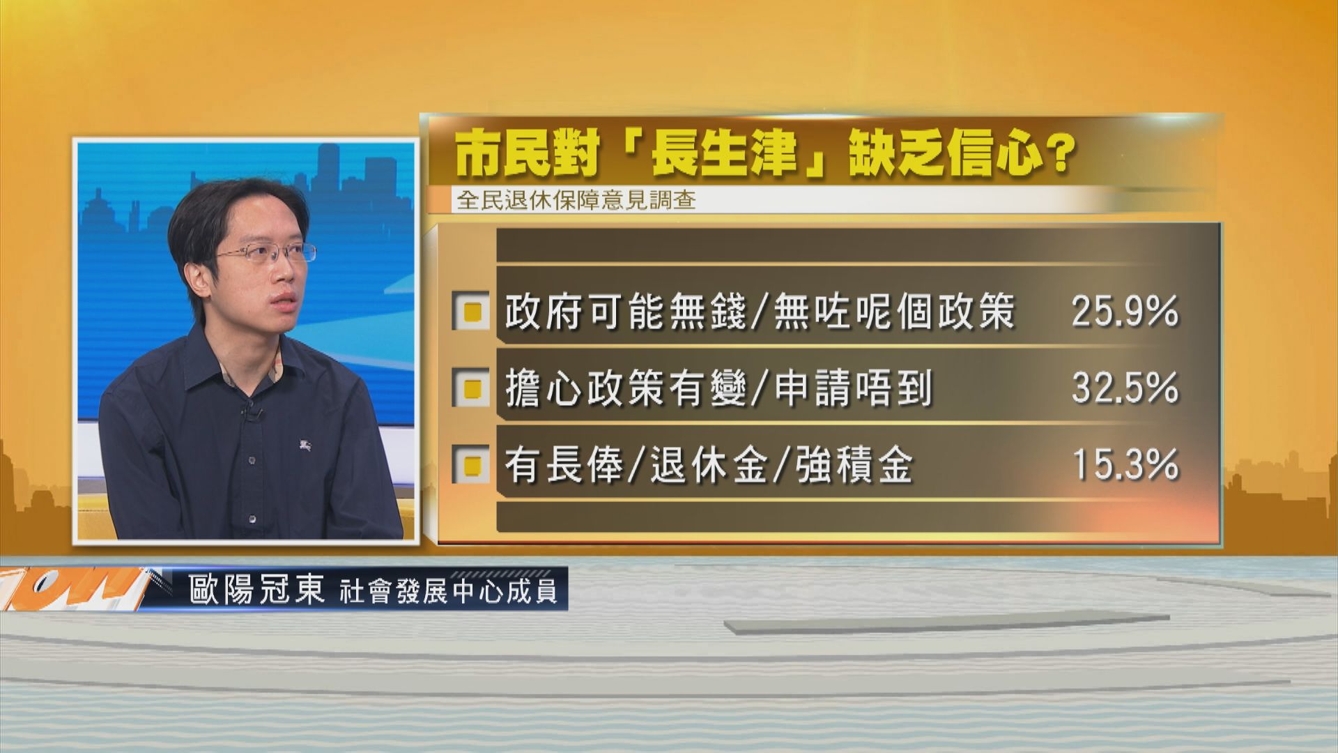 【時事全方位】強積金制度無助養老？(一)