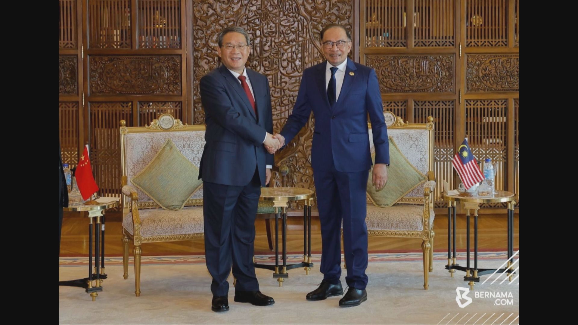 李強與馬來西亞總理安華會晤