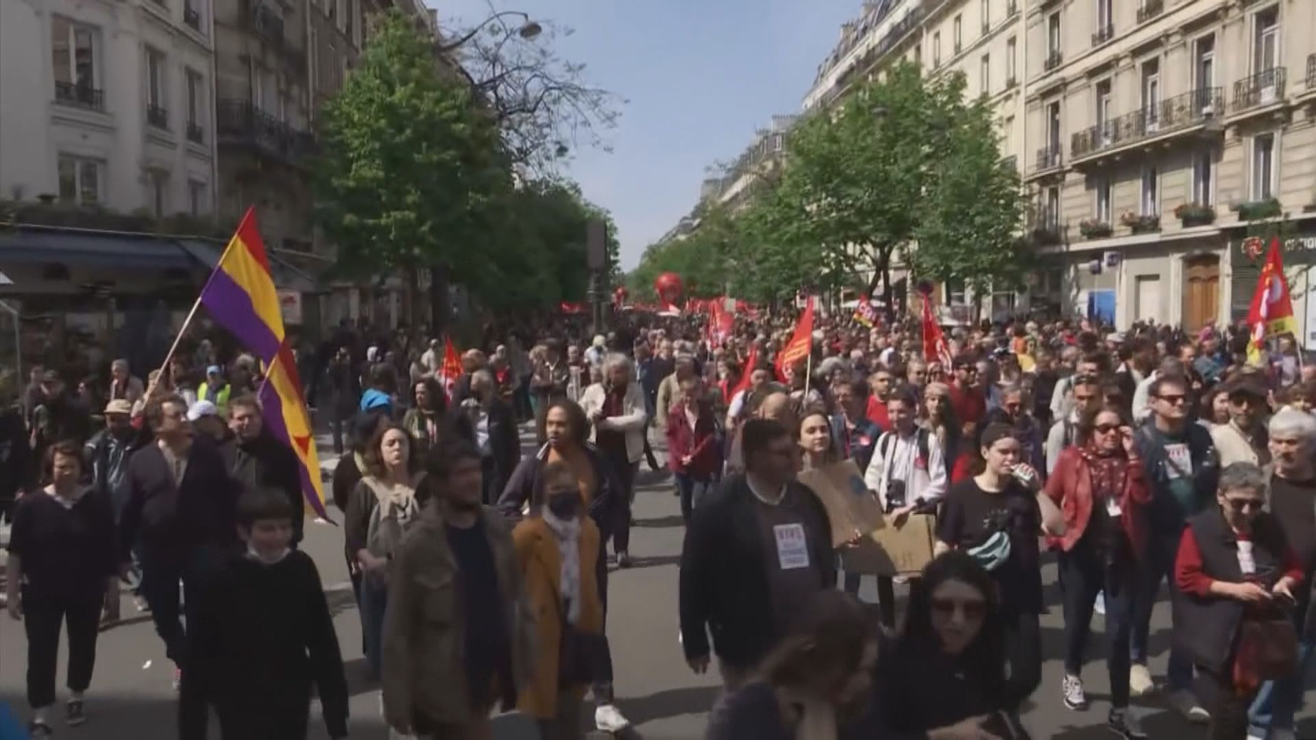 多國有活動慶祝勞動節　法國巴黎遊行釀衝突