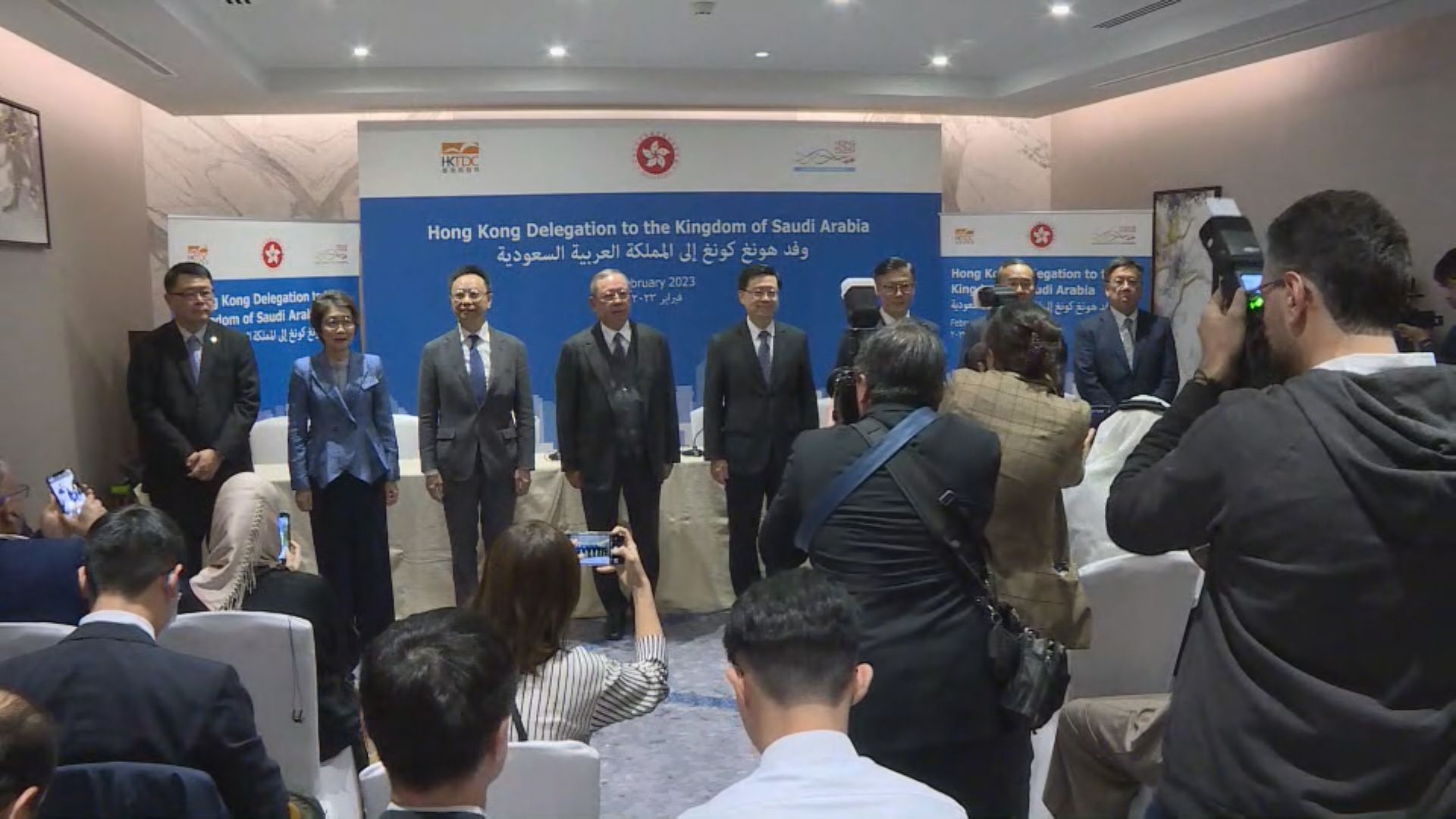 李家超繼續中東行程　會見當地傳媒介紹香港最新發展