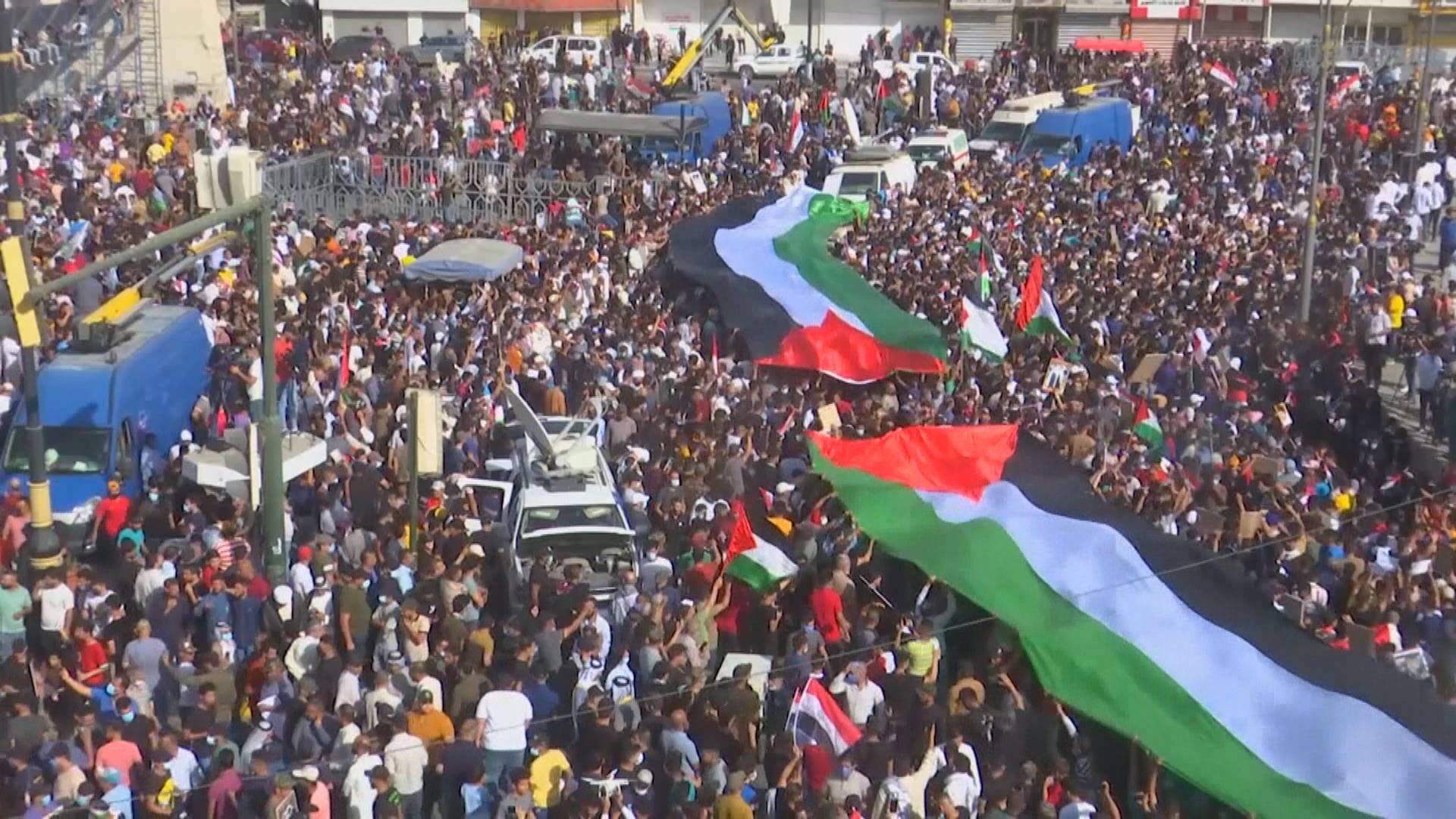 多個中東國家有反以色列示威　