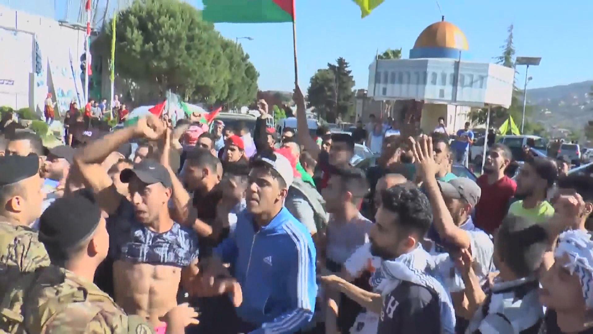 多個中東及歐洲國家有民眾上街聲援巴勒斯坦人