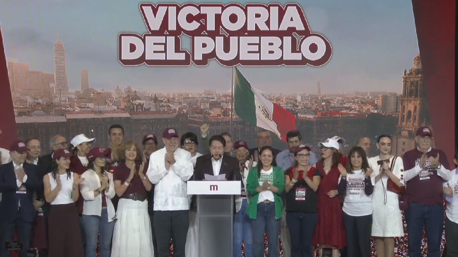 墨西哥大選投票結束 執政黨宣稱其候選人欣鮑姆獲勝