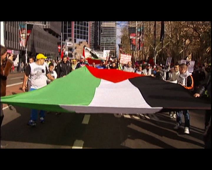 
多國掀起反以色列和反美示威