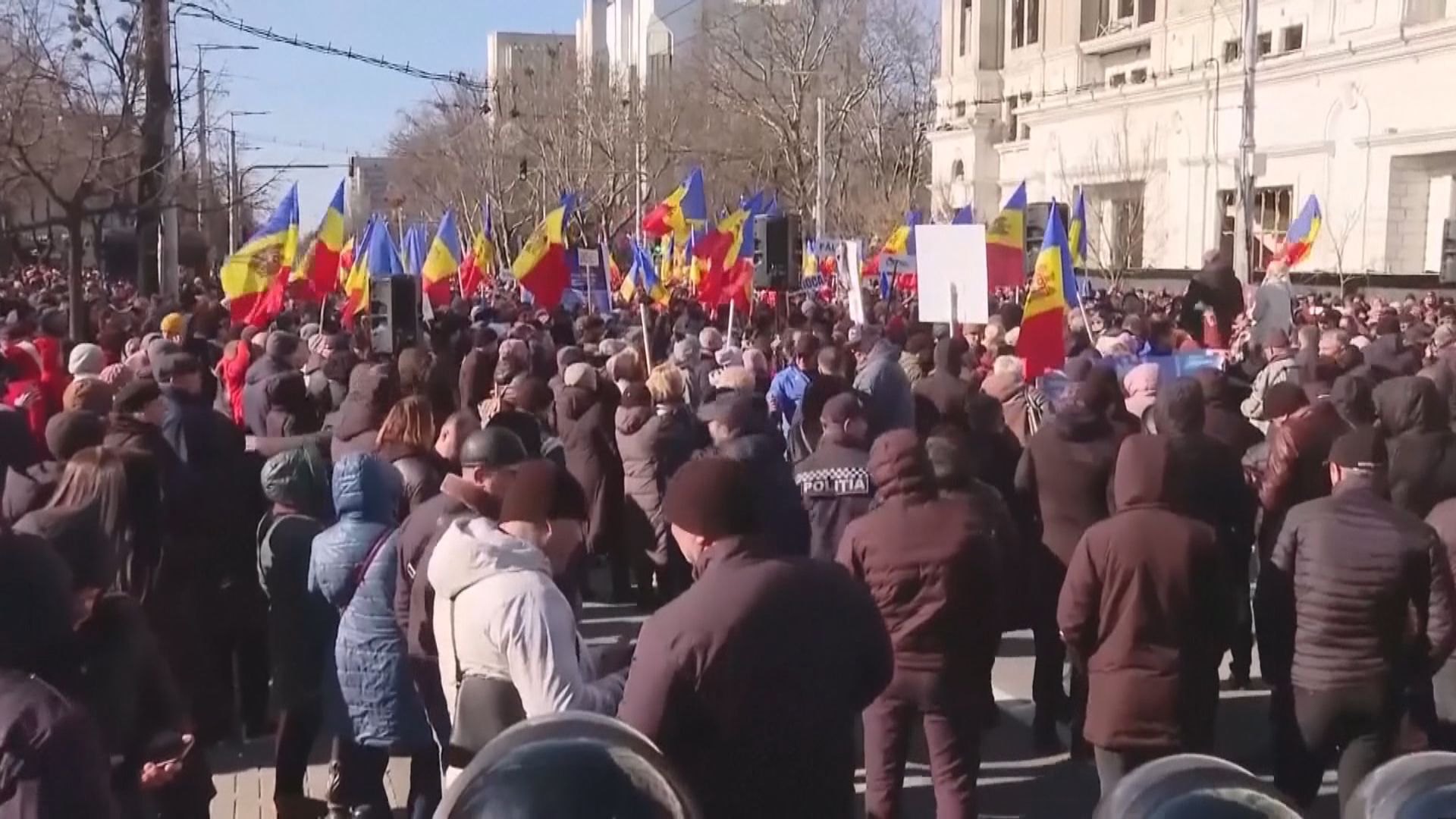 摩爾多瓦有反政府示威　警方指俄羅斯是煽動示威幕後黑手