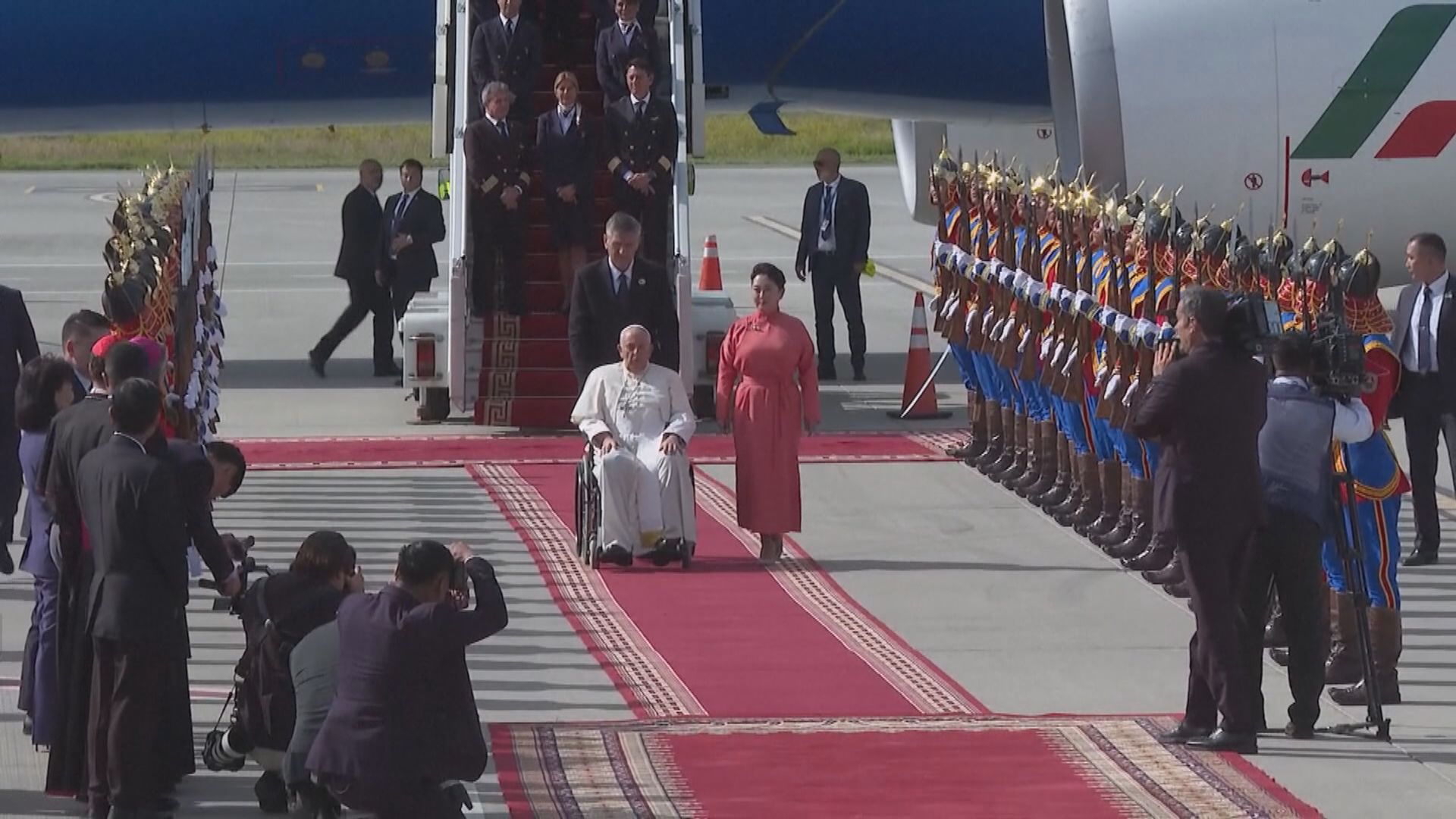 教宗方濟各首度訪問蒙古