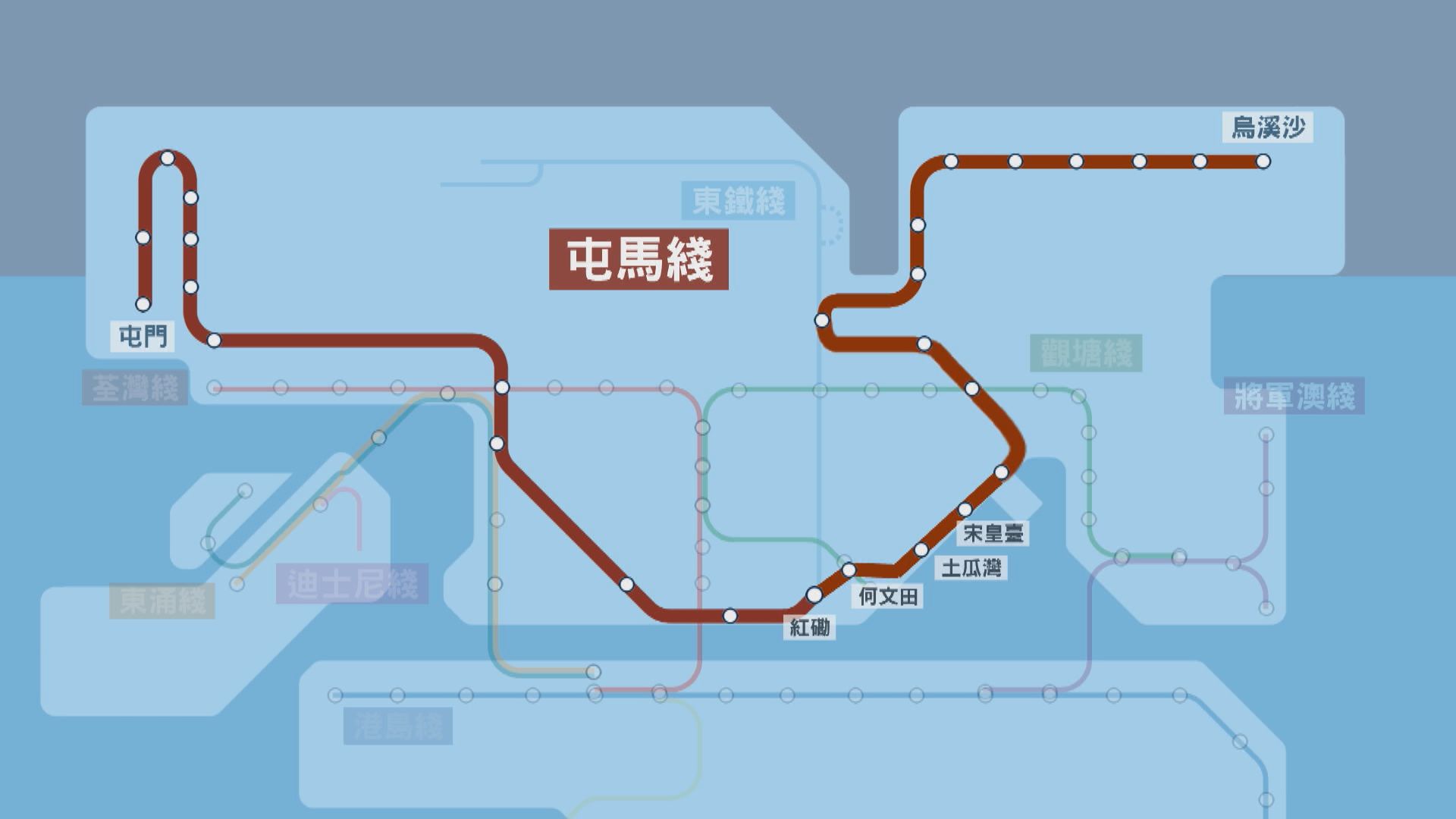 5月2日西鐵屯馬綫首班車延至七時半　期間有免費接駁巴士