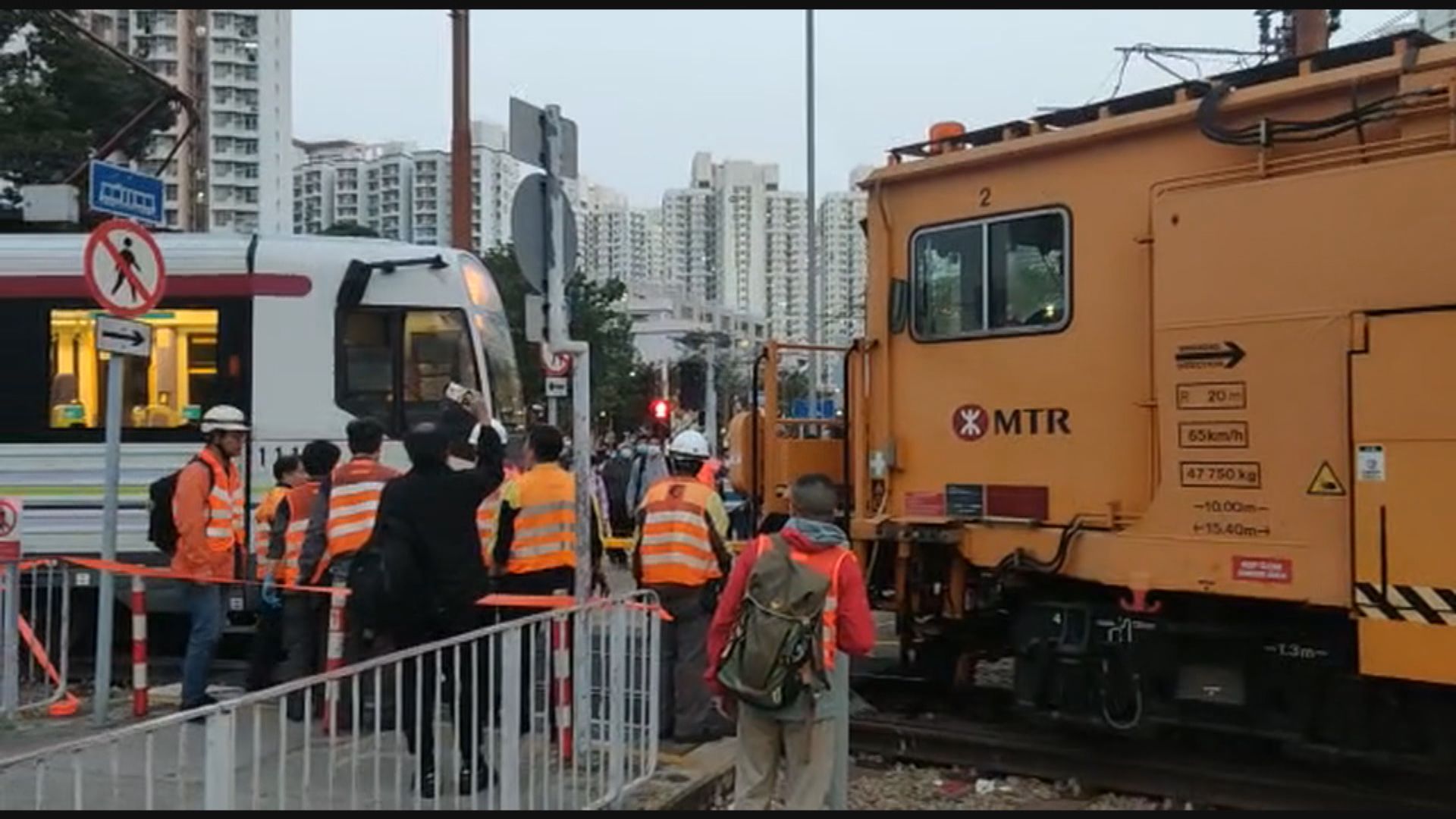 港鐵：輕鐵天瑞站附近事故已處理　服務陸續回復正常