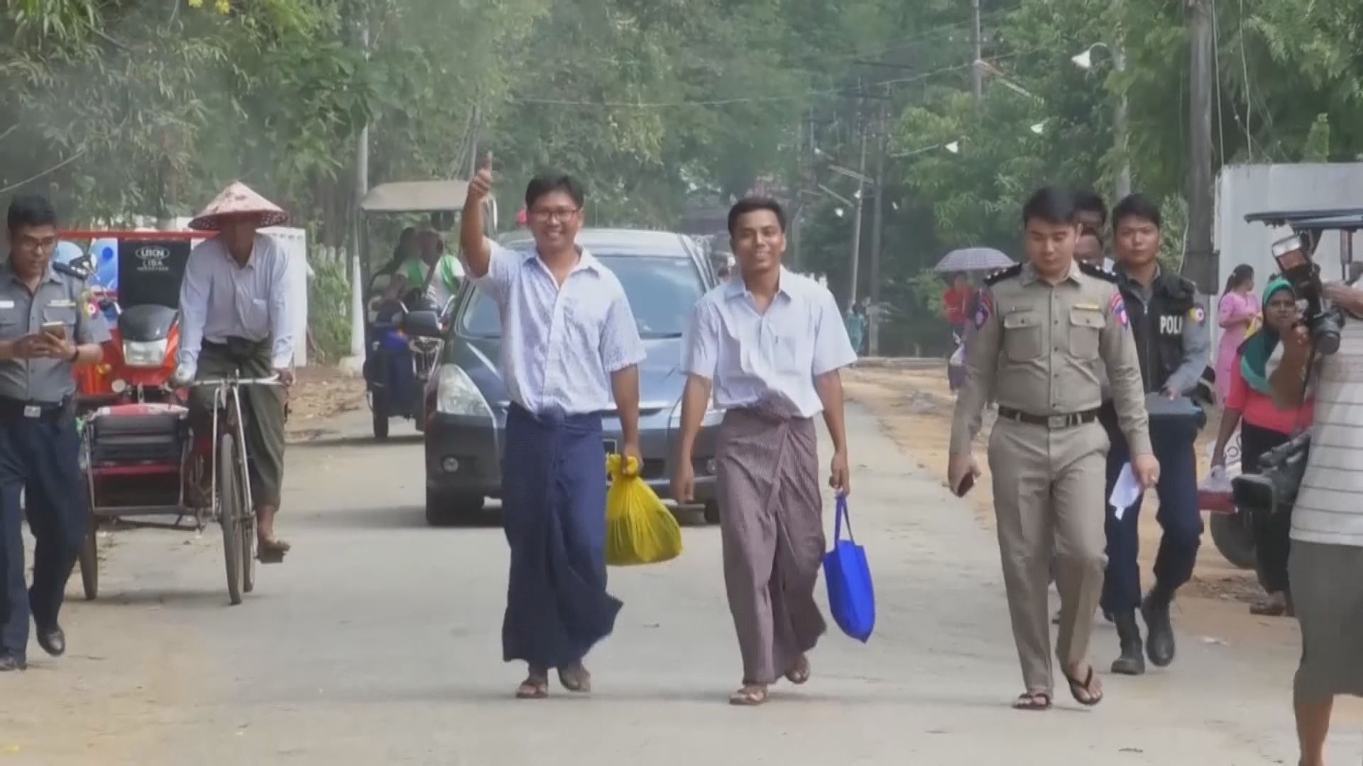 兩名路透社緬甸籍記者獲特赦出獄