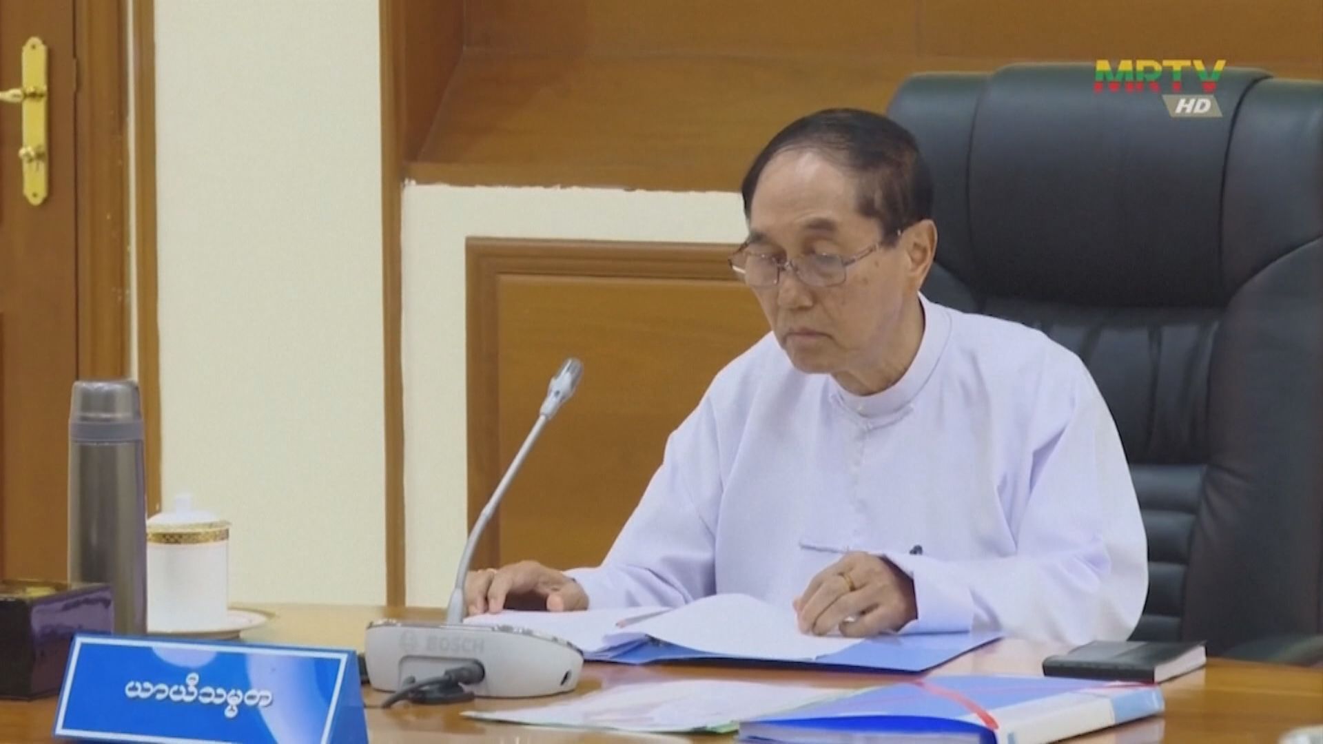 緬甸代理總統敏瑞患病 將職務移交予敏昂萊